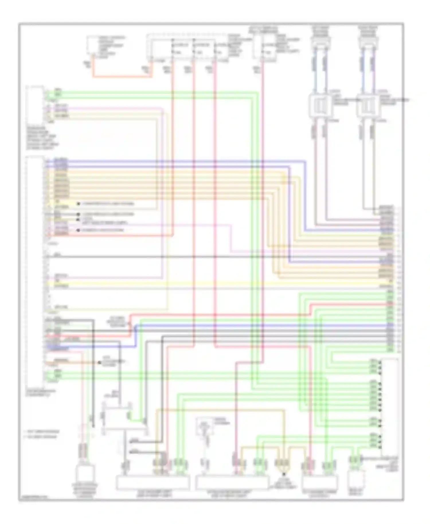 Wiring diagram w/ video module w/ rgb line for BMW M5 E60/E61 (2004-2010)