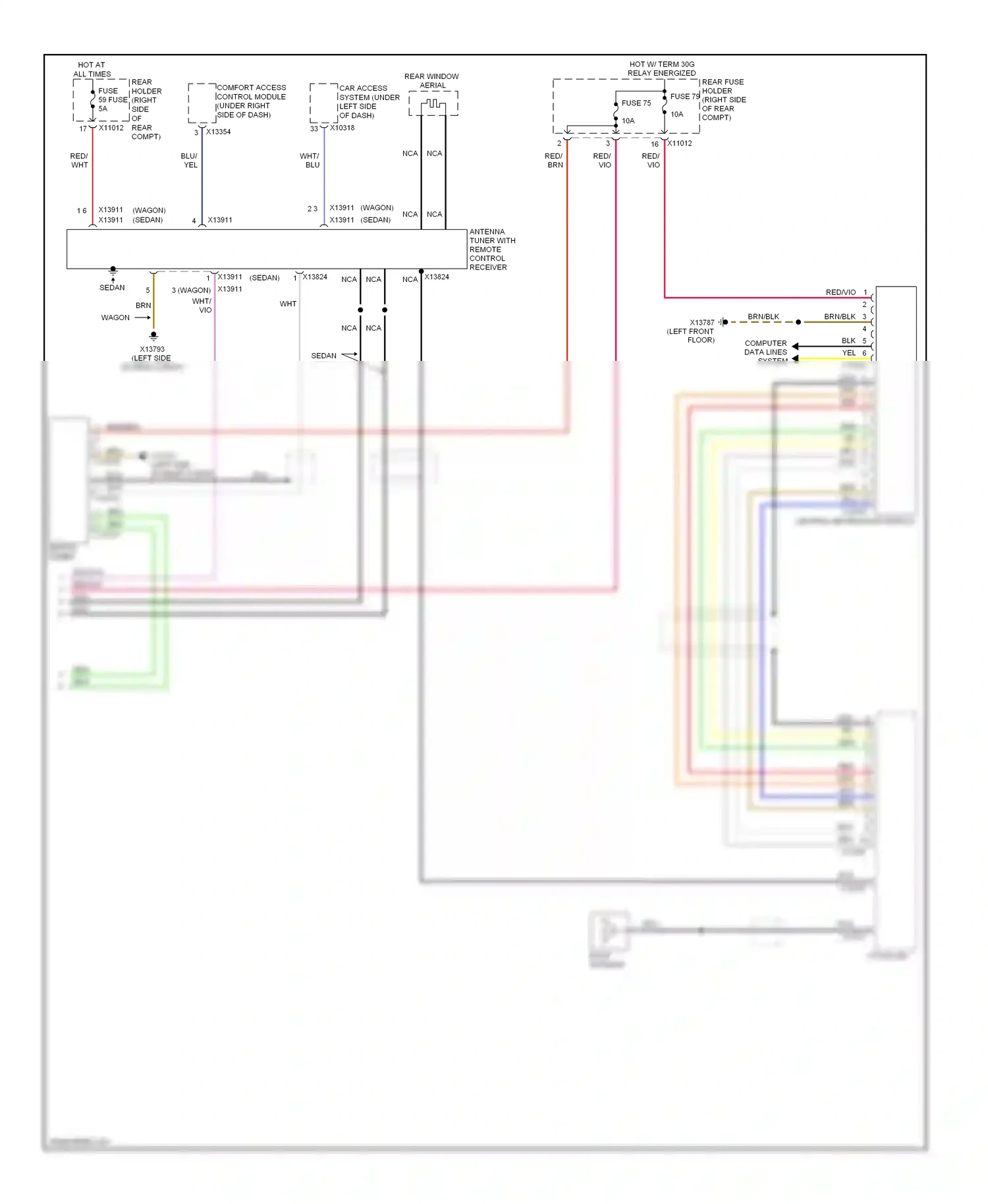 Wiring diagram org/ for BMW M5 E60/E61 (2004-2010) (13 of 19)