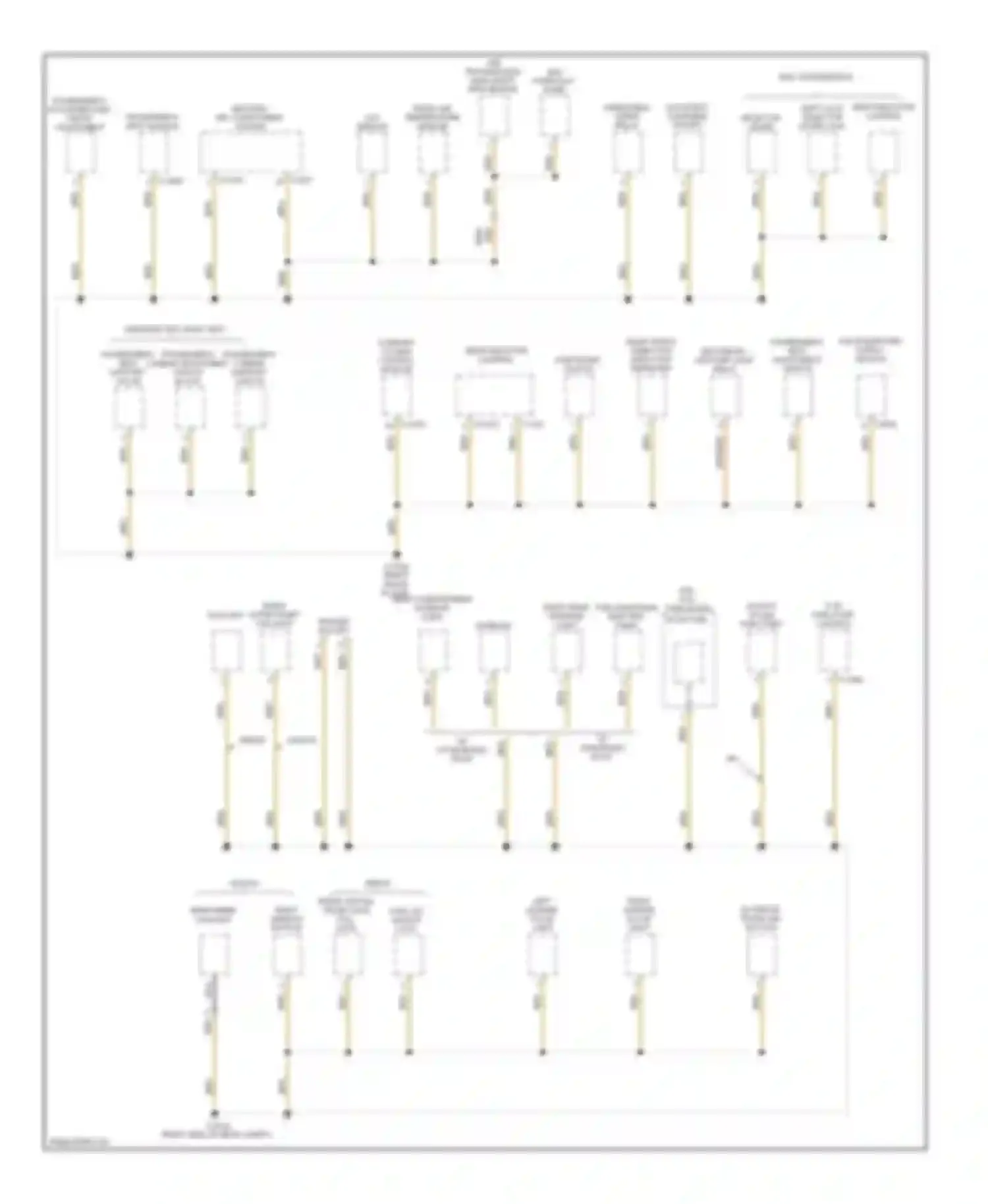 Wiring diagram right front for BMW M5 E60/E61 (2004-2010) (1 of 1)