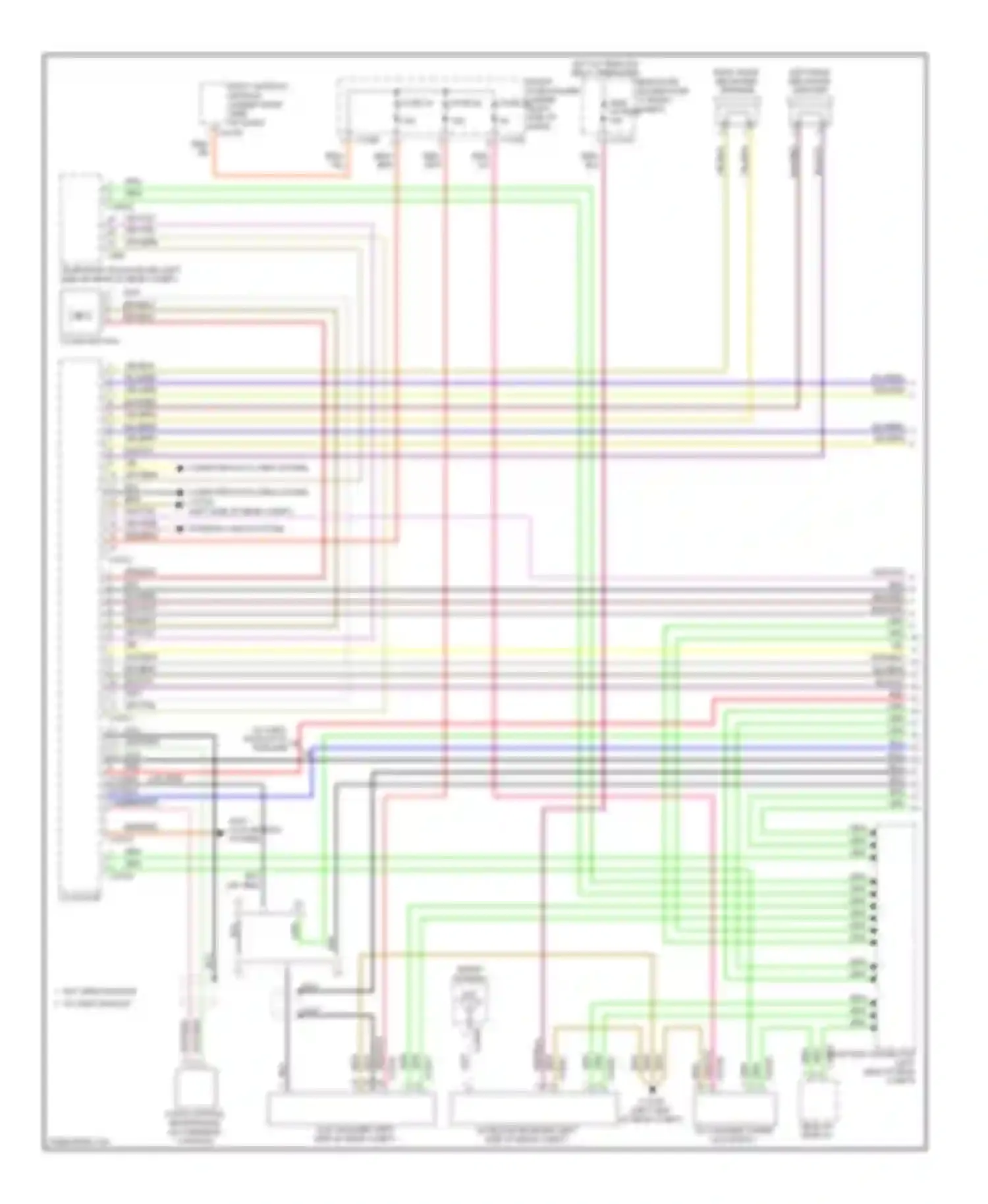 Wiring diagram w/ video module w/ rgb line for BMW M5 E60/E61 (2004-2010)