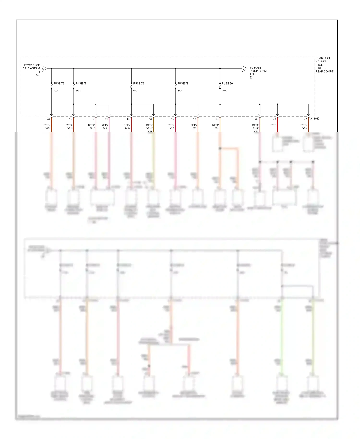 Wiring diagram sequential manual transmission for BMW M5 E60/E61 (2004-2010) (2 of 2)