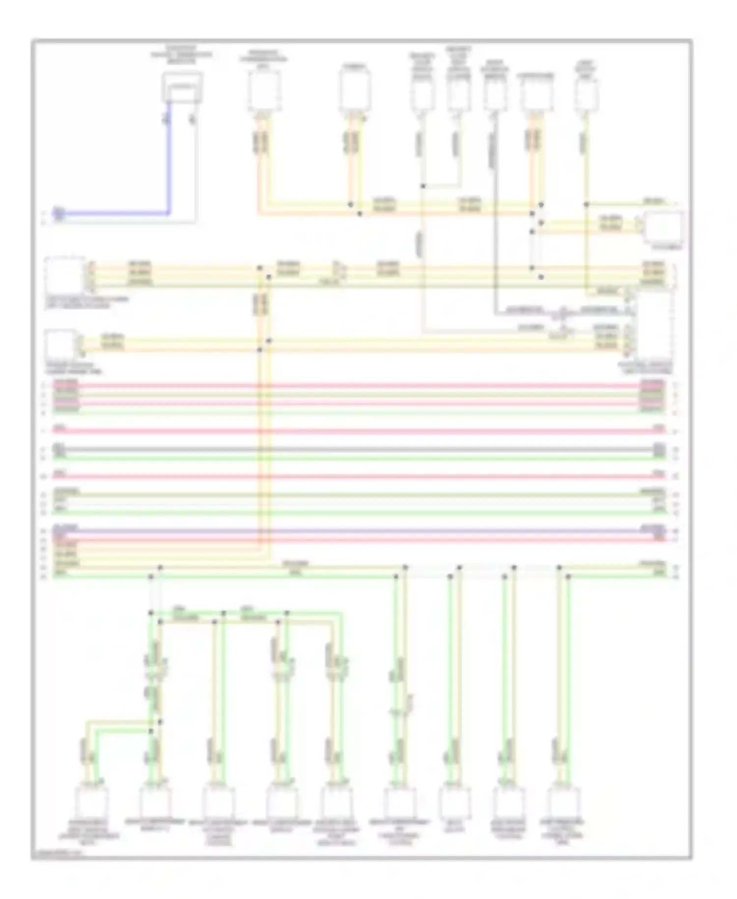 M5 BMW F10 facelift (2013-2016): Computer data lines circuit (3 of 6)