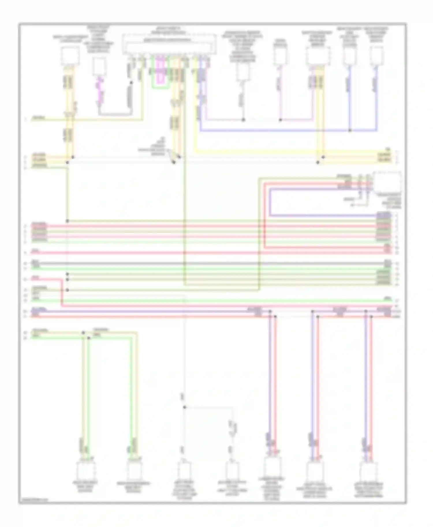 M5 BMW F10 facelift (2013-2016): Computer data lines circuit (4 of 6)