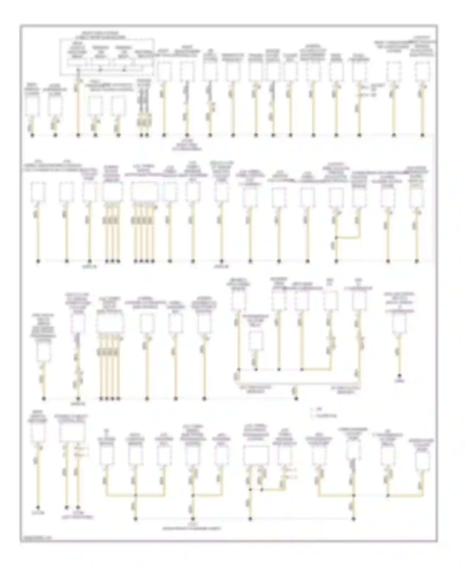 M5 BMW F10 facelift (2013-2016): Ground distribution circuit (6 of 6)