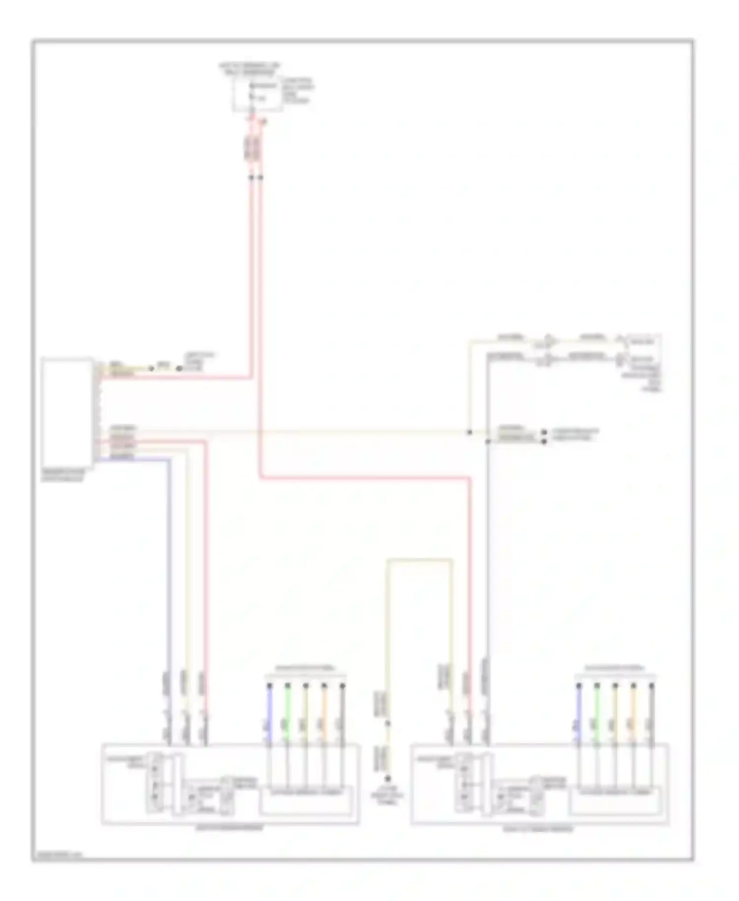M5 BMW F10 facelift (2013-2016): Memory mirrors circuit, with lin bus function