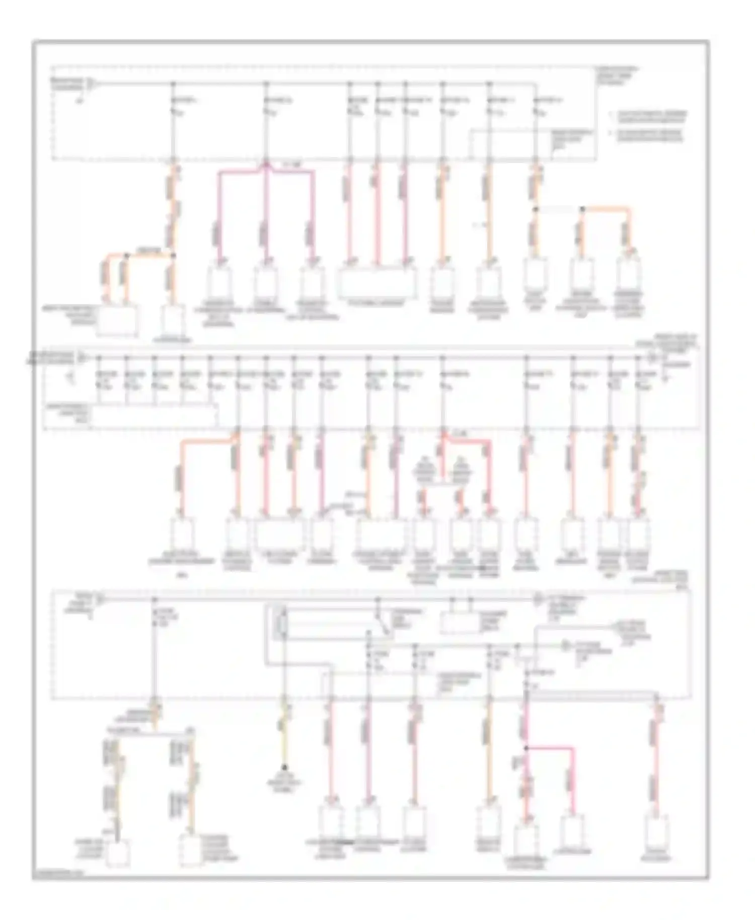 M5 BMW F10 facelift (2013-2016): Power distribution circuit (2 of 7)