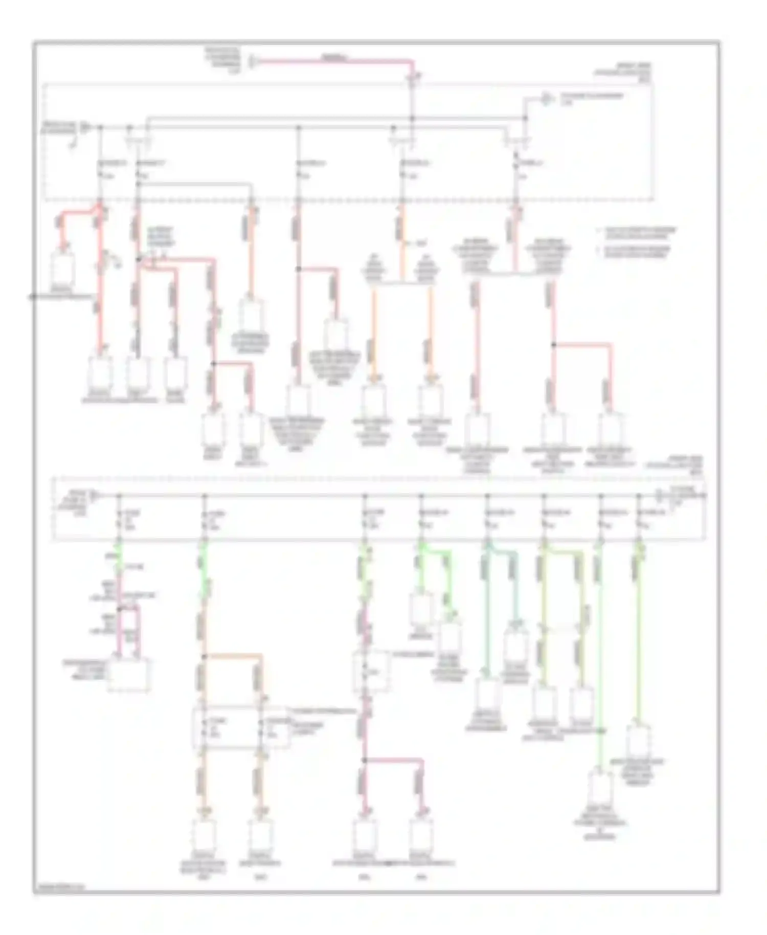 M5 BMW F10 facelift (2013-2016): Power distribution circuit (4 of 7)