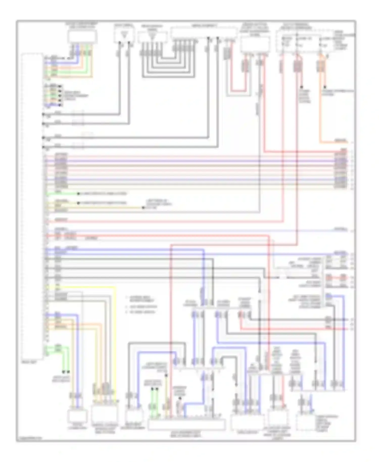 M5 BMW F10 facelift (2013-2016): Base radio circuit, without active sound design (1 of 2)