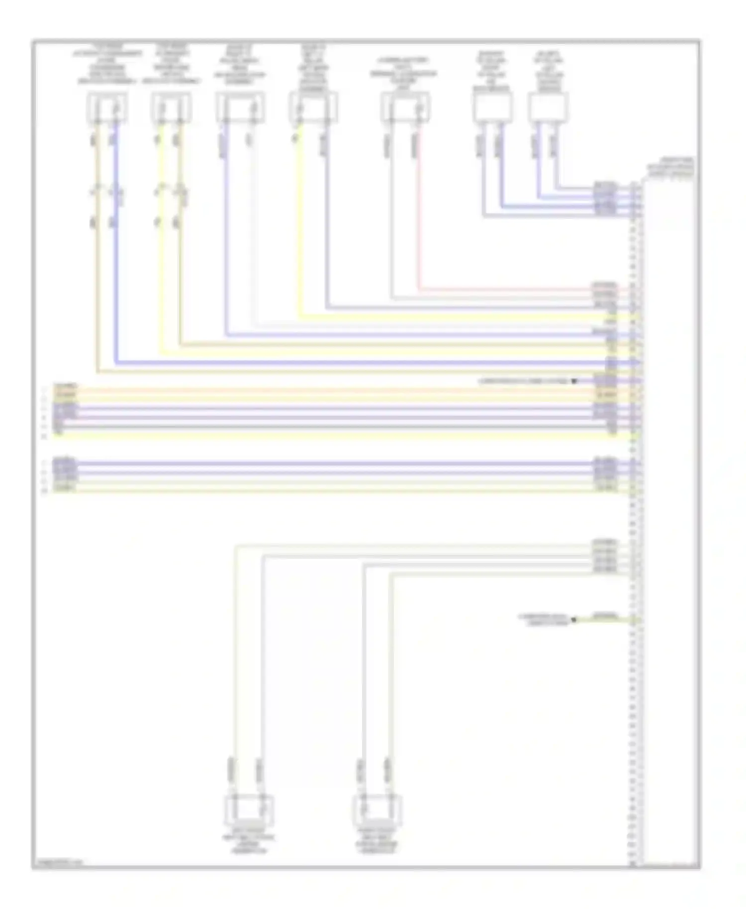 M5 BMW F10 facelift (2013-2016): Supplemental restraints circuit (3 of 3)