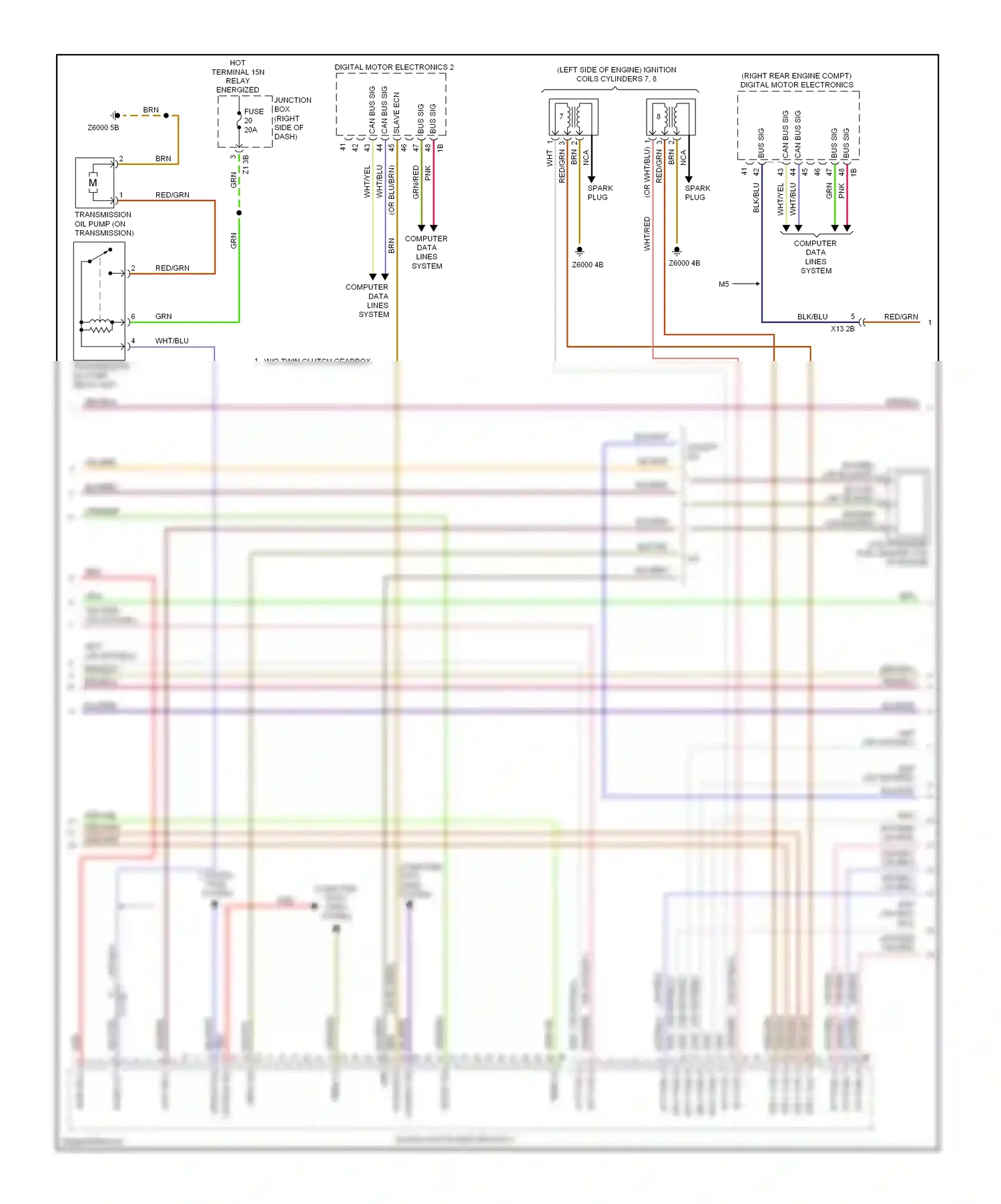 Wiring diagram act coil 6 for BMW M5 F10 facelift (2013-2016) (1 of 1)