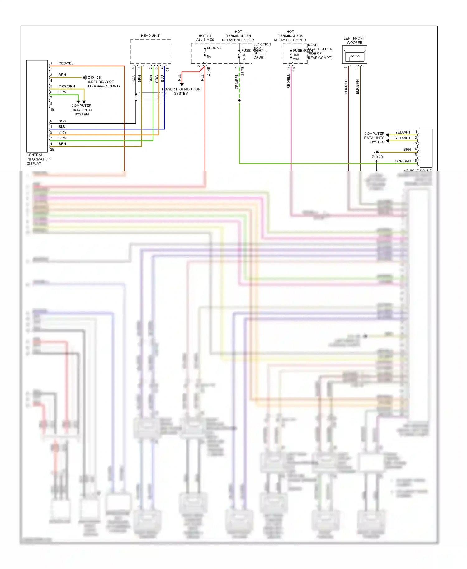 Wiring diagram blk/wht for BMW M5 F10 facelift (2013-2016) (14 of 42)