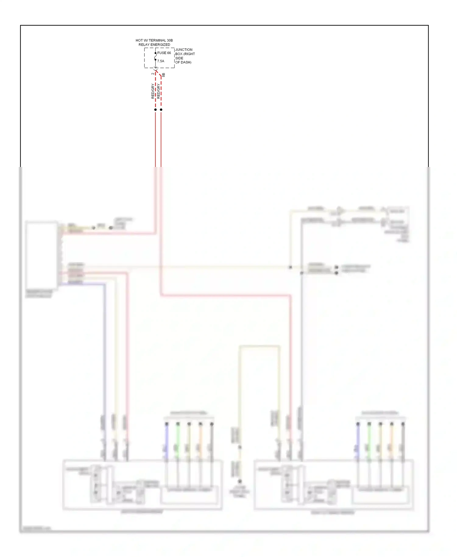 Wiring diagram blu/brn for BMW M5 F10 facelift (2013-2016) (15 of 40)