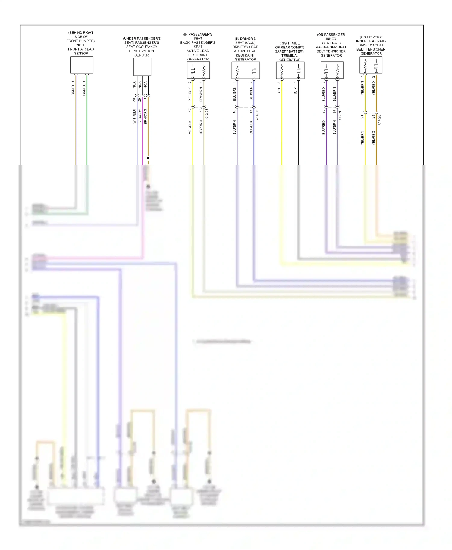 Wiring diagram blu/red for BMW M5 F10 facelift (2013-2016) (55 of 62)