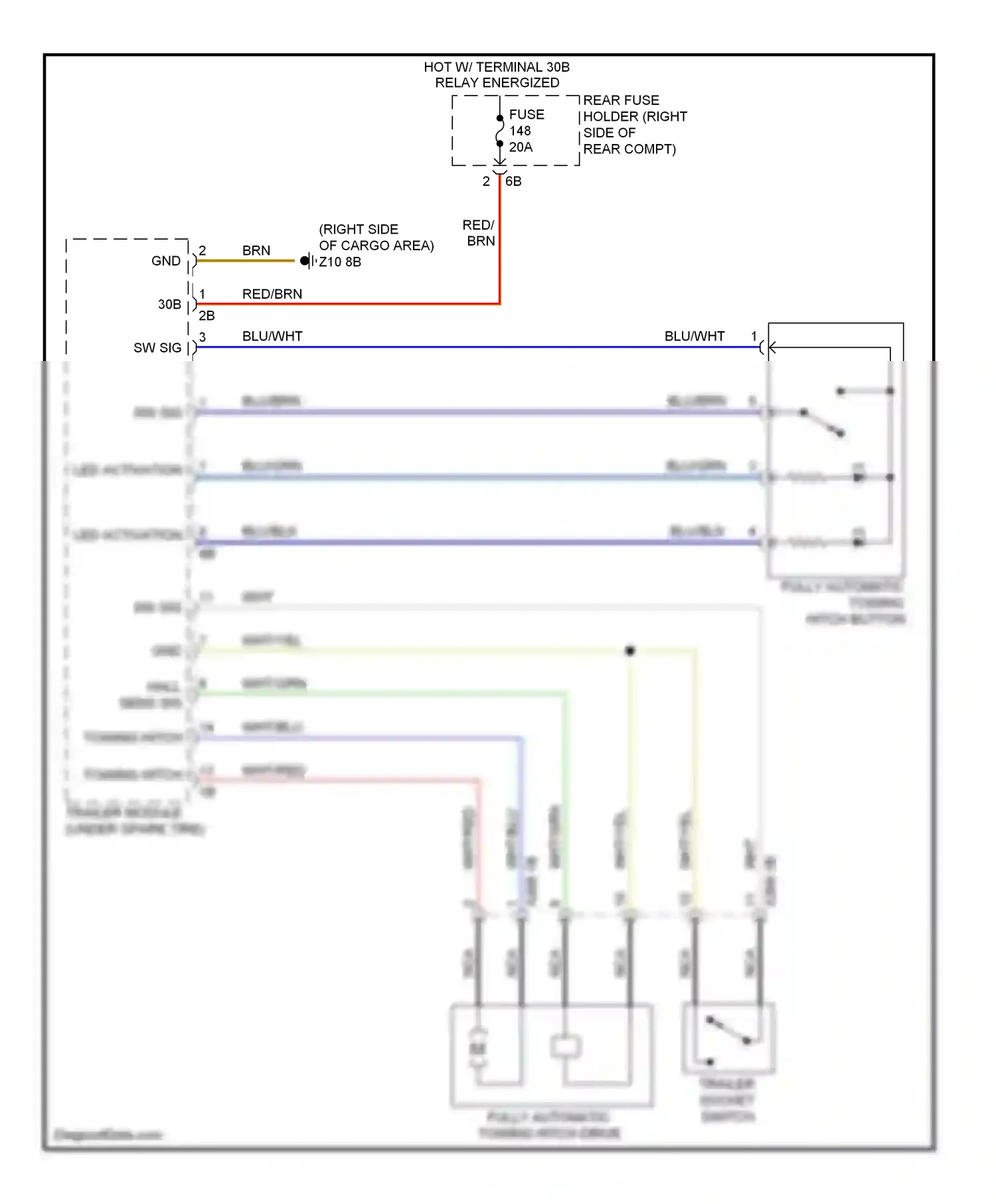 Wiring diagram brn for BMW M5 F10 facelift (2013-2016) (1 of 133)