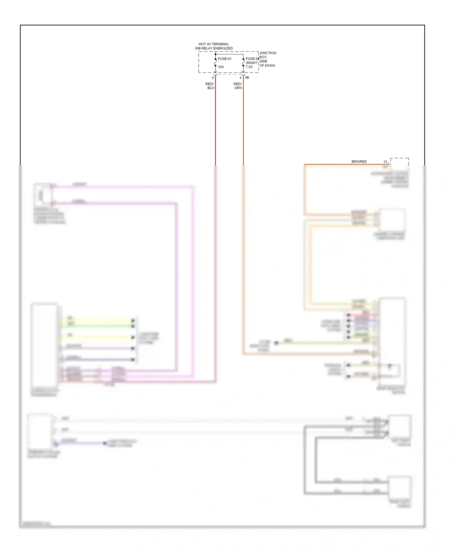 Wiring diagram brn for BMW M5 F10 facelift (2013-2016) (121 of 133)