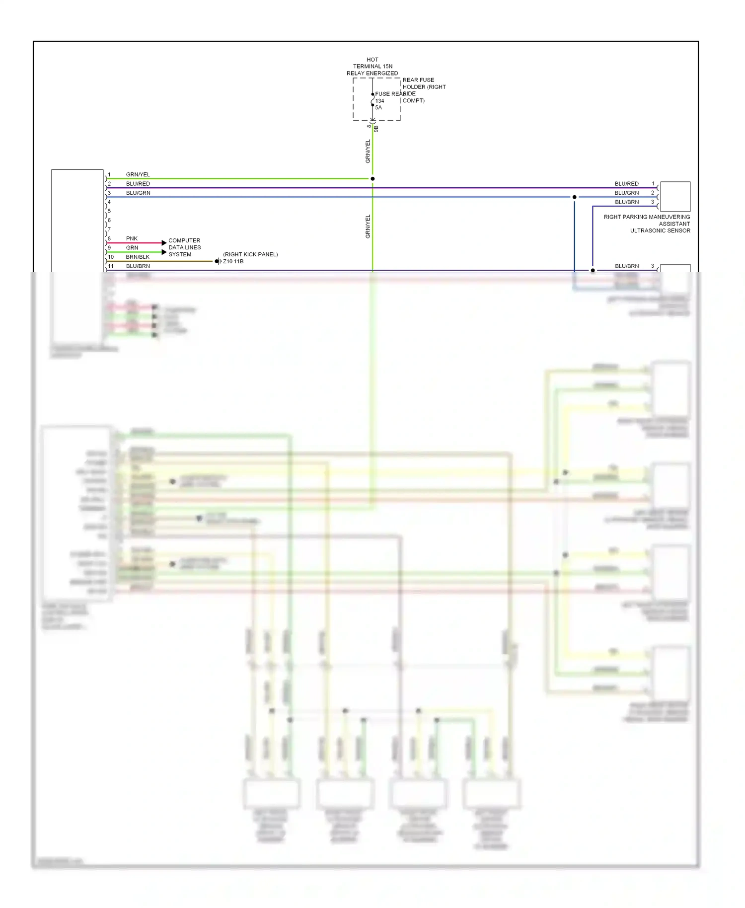 Wiring diagram brn/yel for BMW M5 F10 facelift (2013-2016) (18 of 26)
