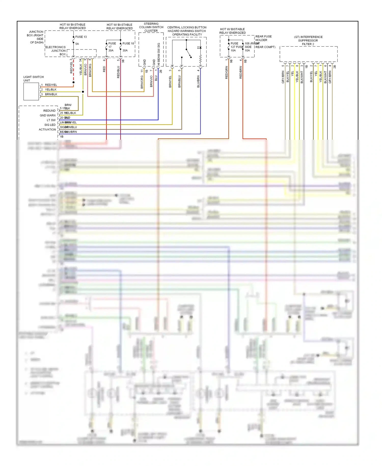 Wiring diagram computer data lines system for BMW M5 F10 facelift (2013-2016) (24 of 90)