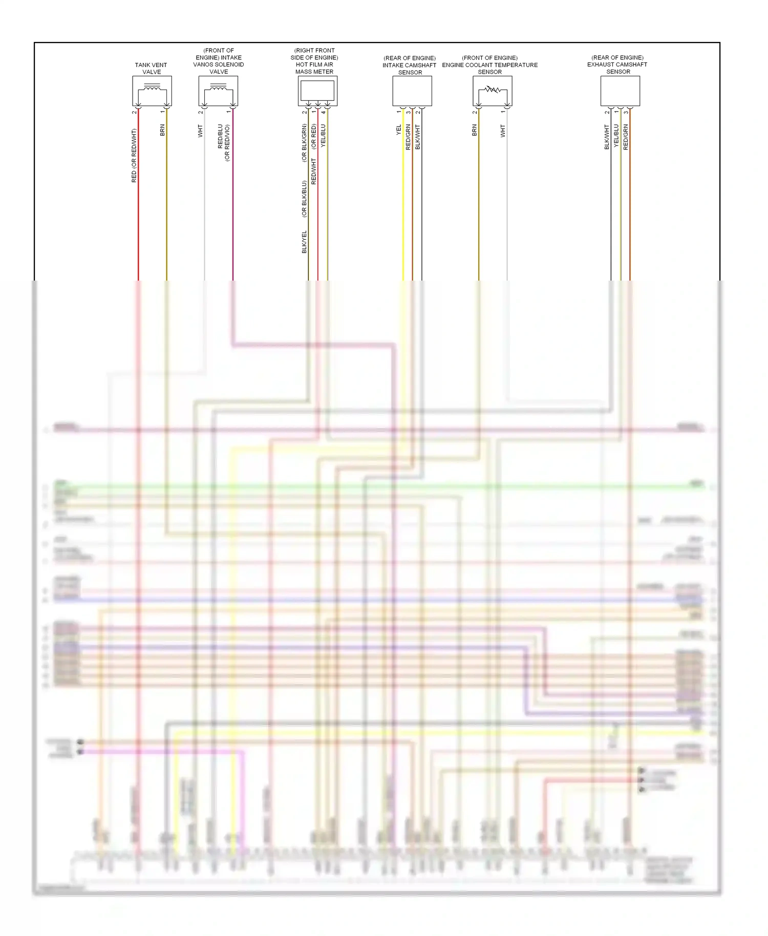 Wiring diagram cooling fans system for BMW M5 F10 facelift (2013-2016) (3 of 3)