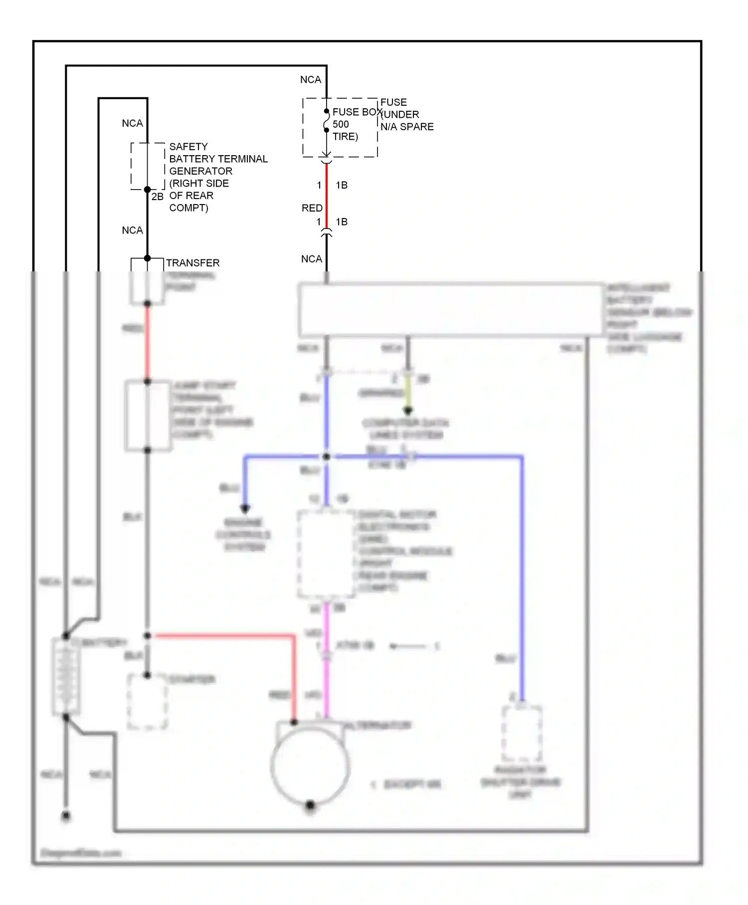 Wiring diagram grn/red for BMW M5 F10 facelift (2013-2016) (32 of 37)