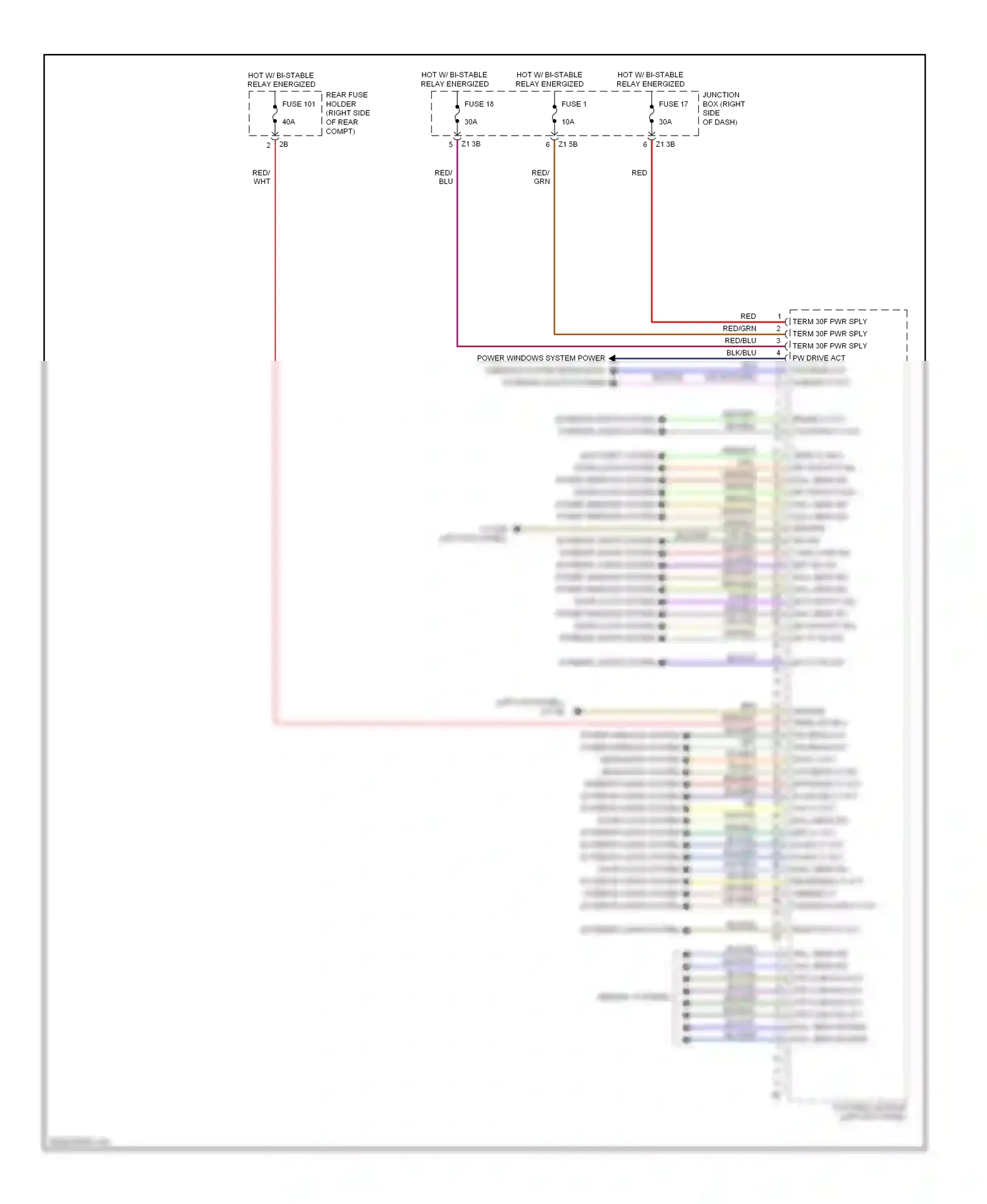 Wiring diagram grn/yel for BMW M5 F10 facelift (2013-2016) (6 of 19)