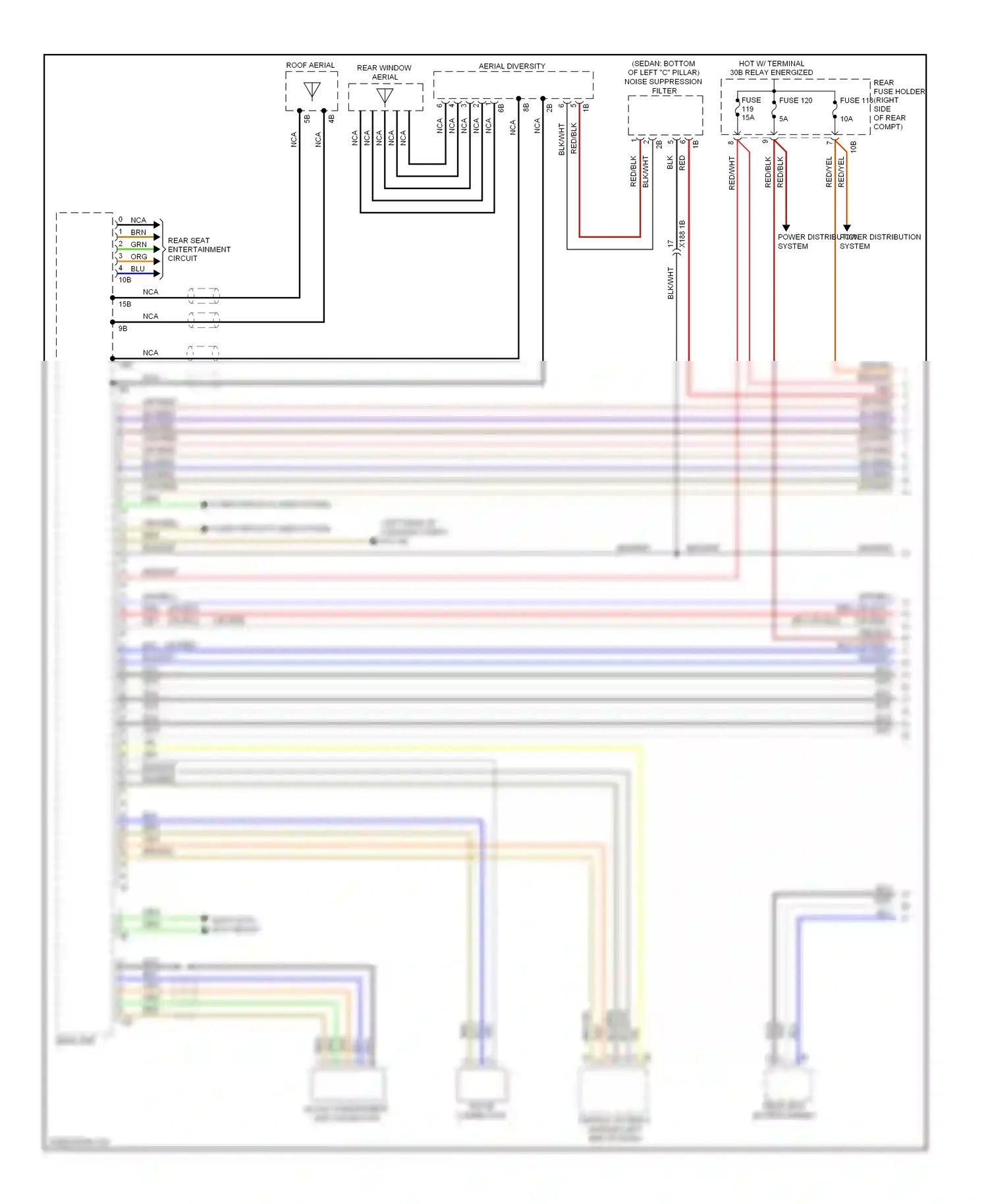 Wiring diagram gry/red for BMW M5 F10 facelift (2013-2016) (12 of 36)