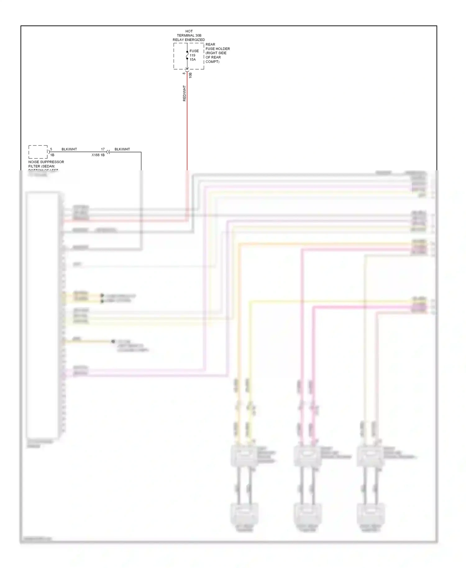 Wiring diagram gry/vio for BMW M5 F10 facelift (2013-2016) (16 of 19)