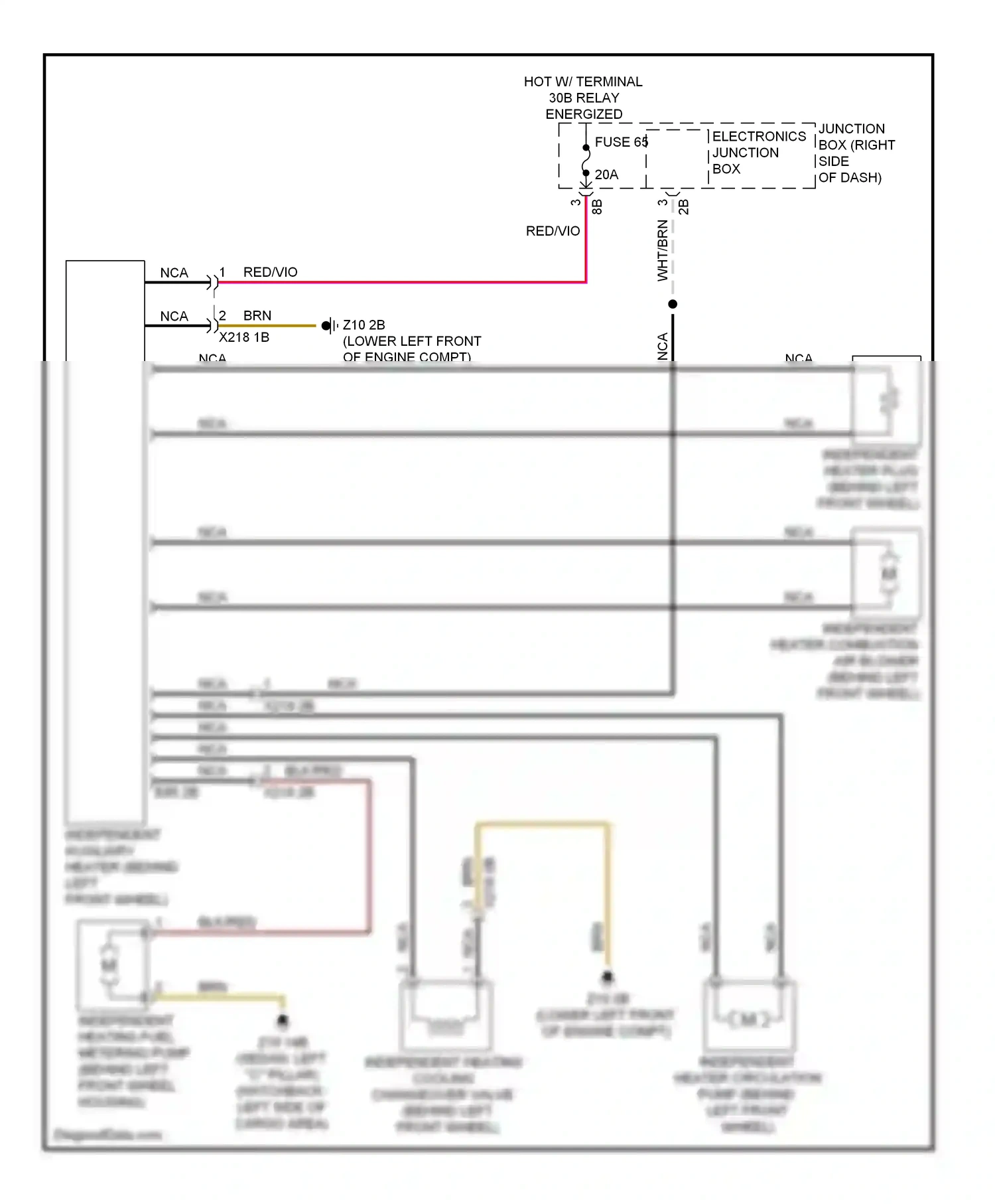 Wiring diagram nca for BMW M5 F10 facelift (2013-2016) (10 of 82)