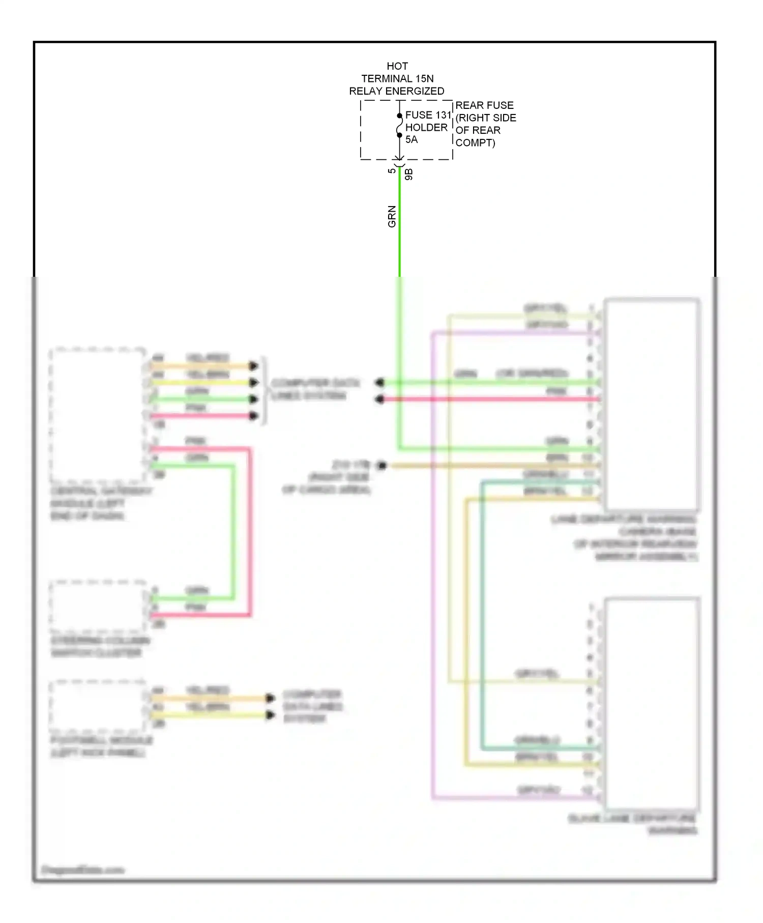Wiring diagram pnk for BMW M5 F10 facelift (2013-2016) (13 of 14)