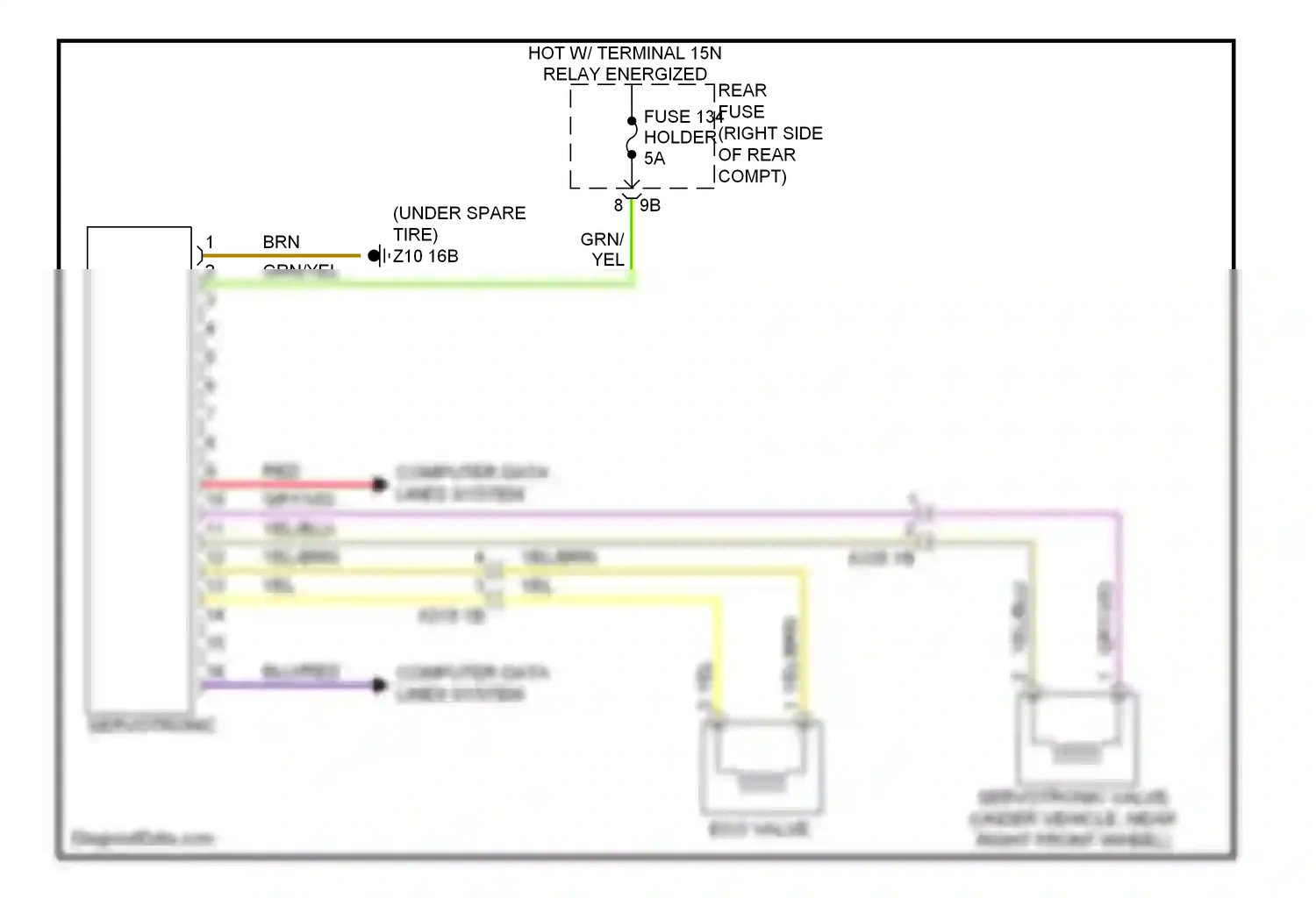 Wiring diagram red for BMW M5 F10 facelift (2013-2016) (27 of 95)