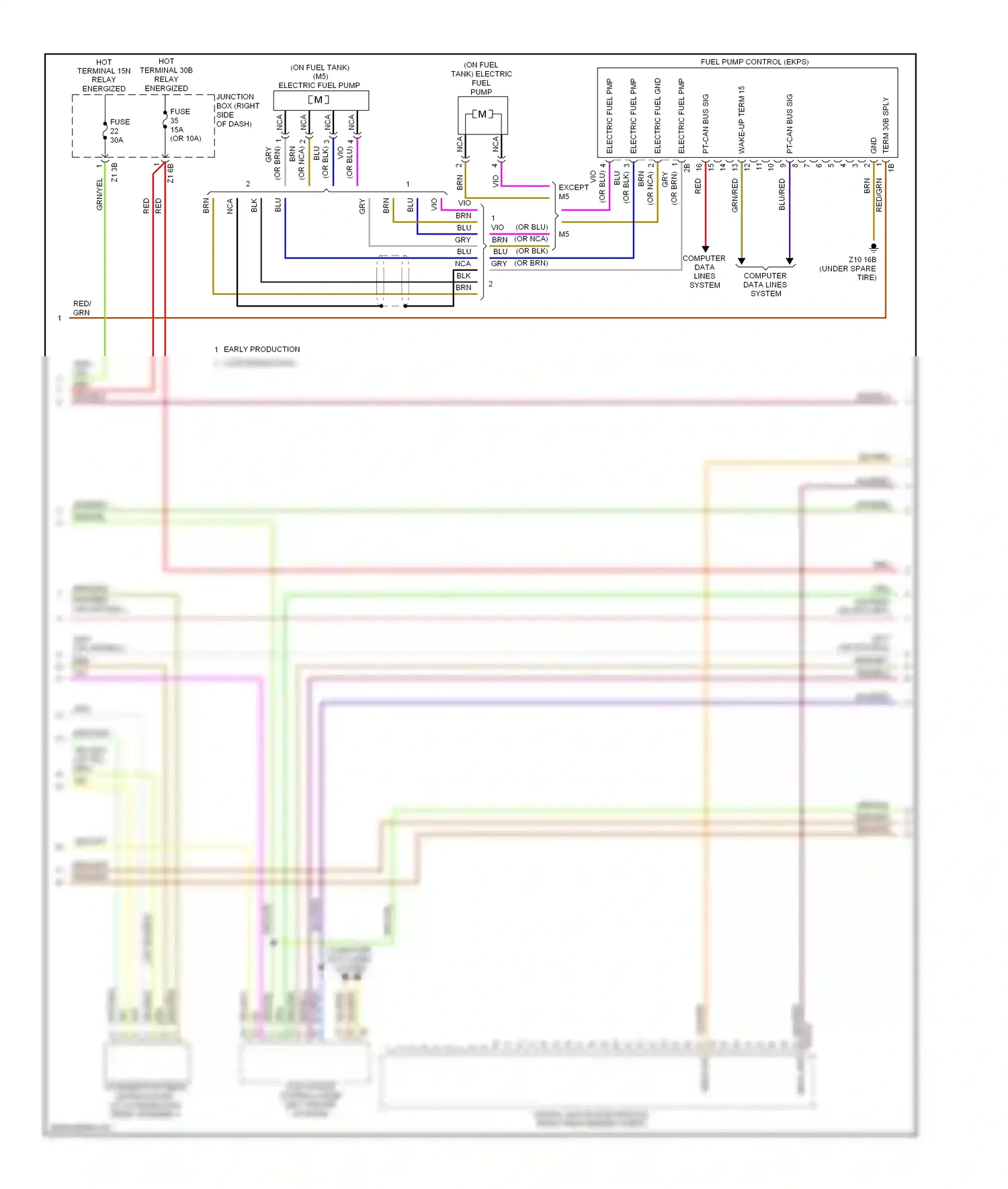 Wiring diagram red for BMW M5 F10 facelift (2013-2016) (29 of 95)