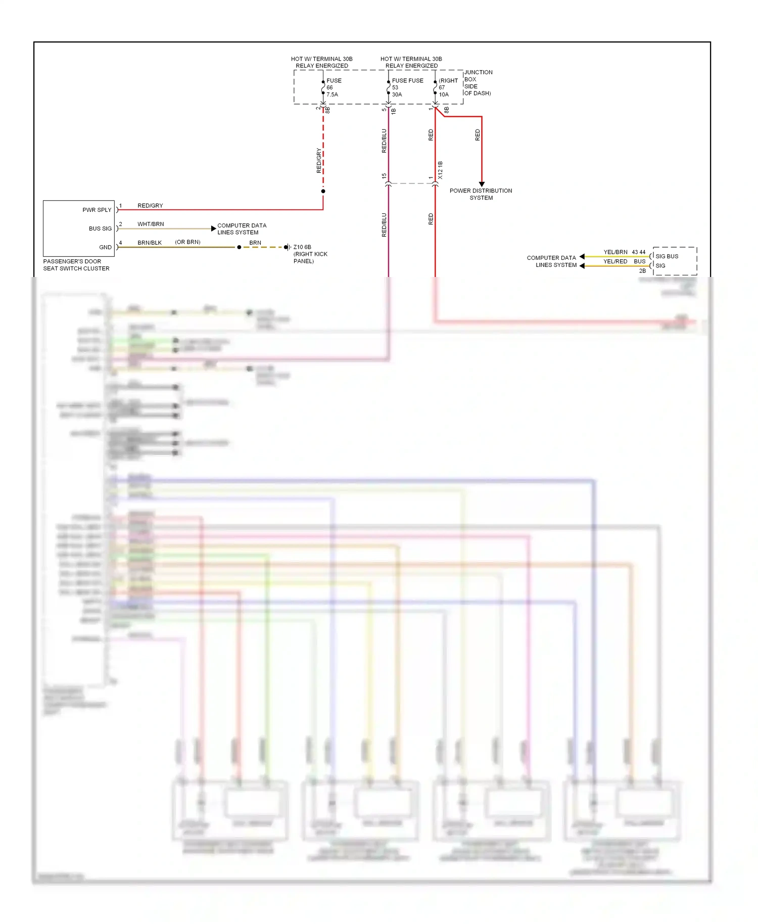Wiring diagram red/blu for BMW M5 F10 facelift (2013-2016) (55 of 60)