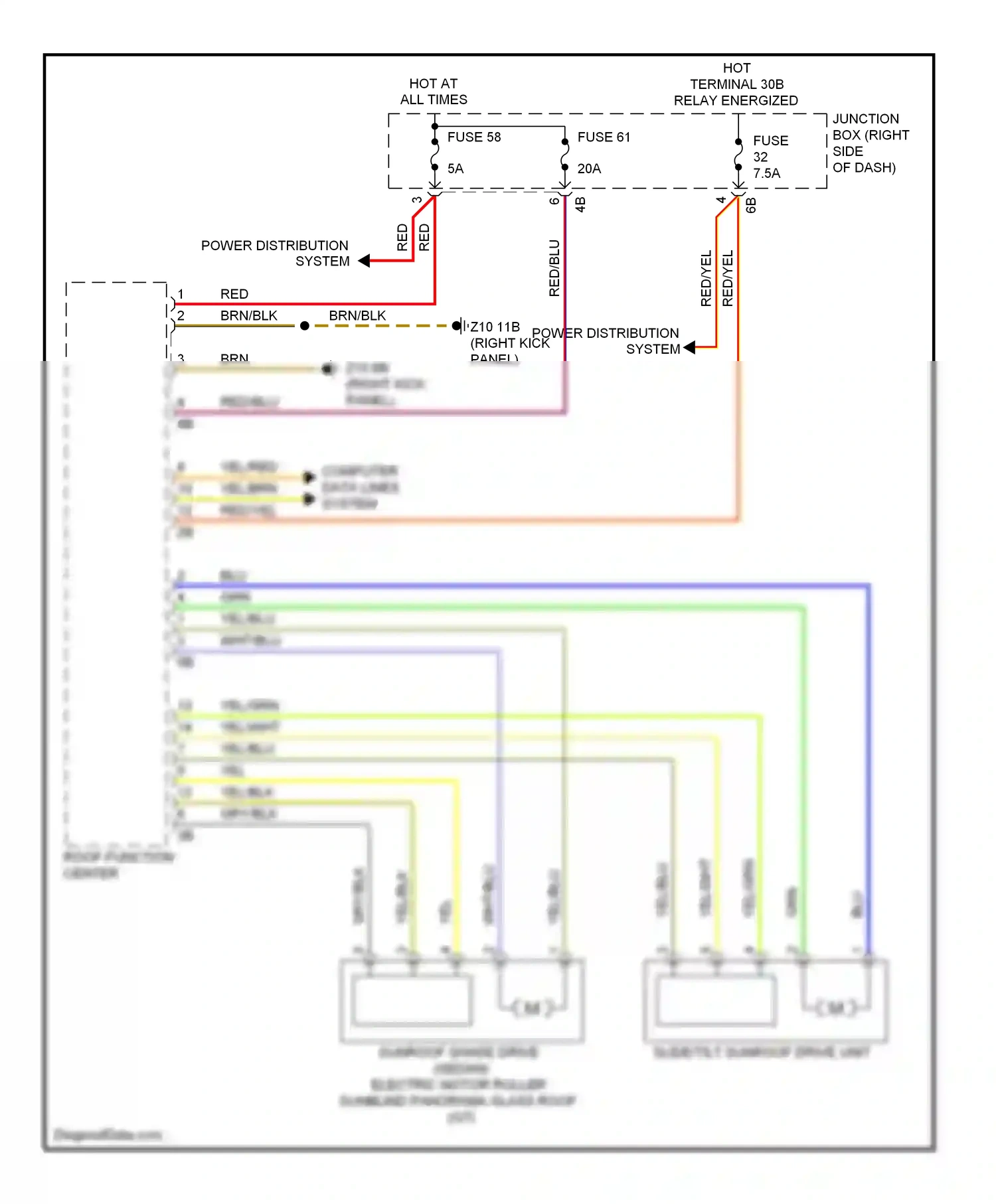 Wiring diagram wht/blu for BMW M5 F10 facelift (2013-2016) (40 of 49)