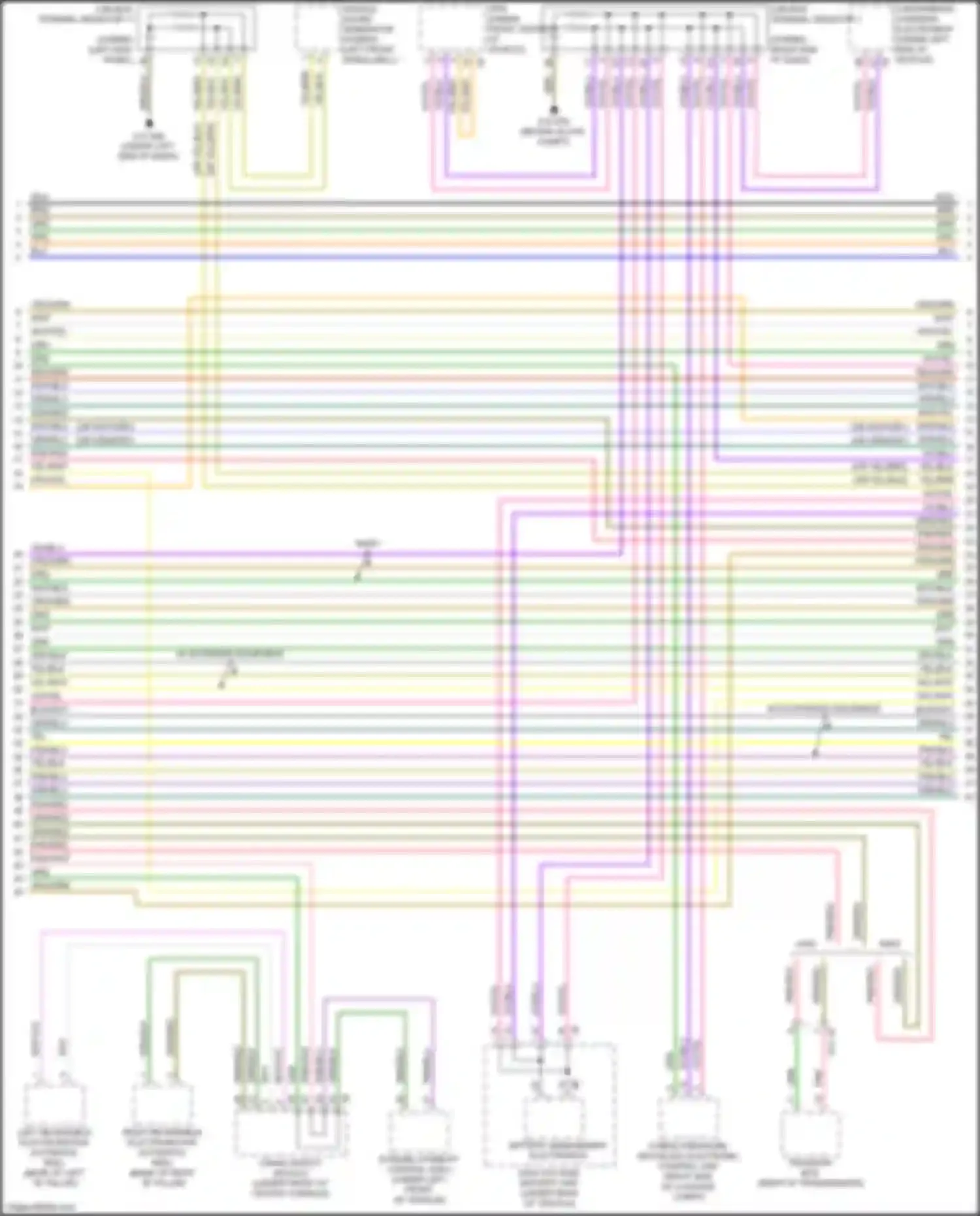 M5 BMW F90 facelift (2020-2024): High/low bus circuit (3 of 9)
