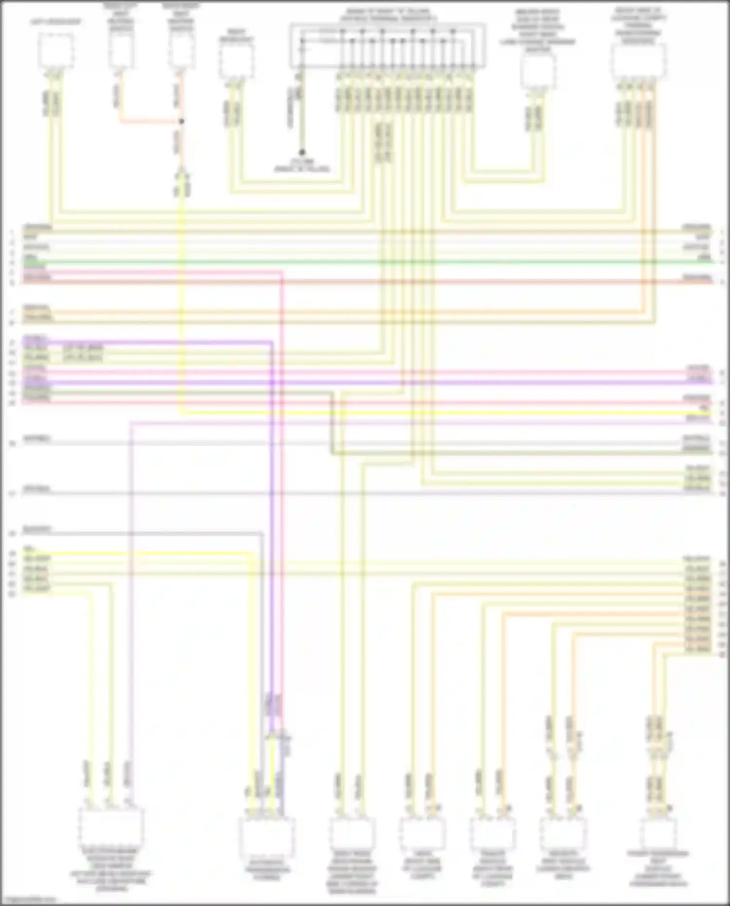 M5 BMW F90 facelift (2020-2024): High/low bus circuit (5 of 9)