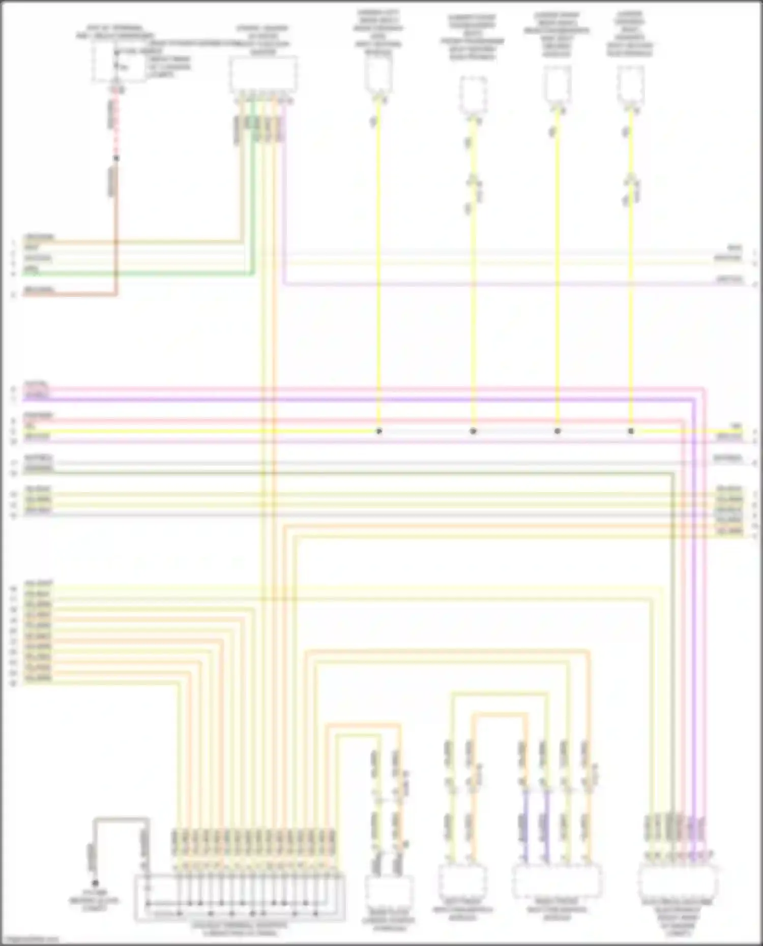 M5 BMW F90 facelift (2020-2024): High/low bus circuit (6 of 9)