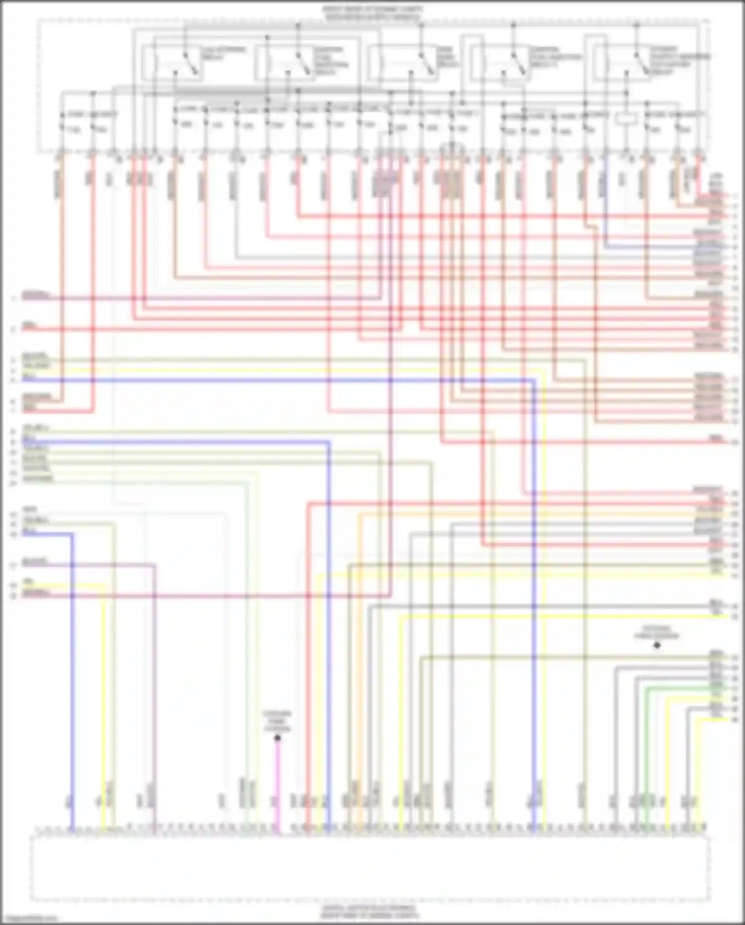 M5 BMW F90 facelift (2020-2024): Wiring diagram engine performance 4.4l turbo (3 of 11)