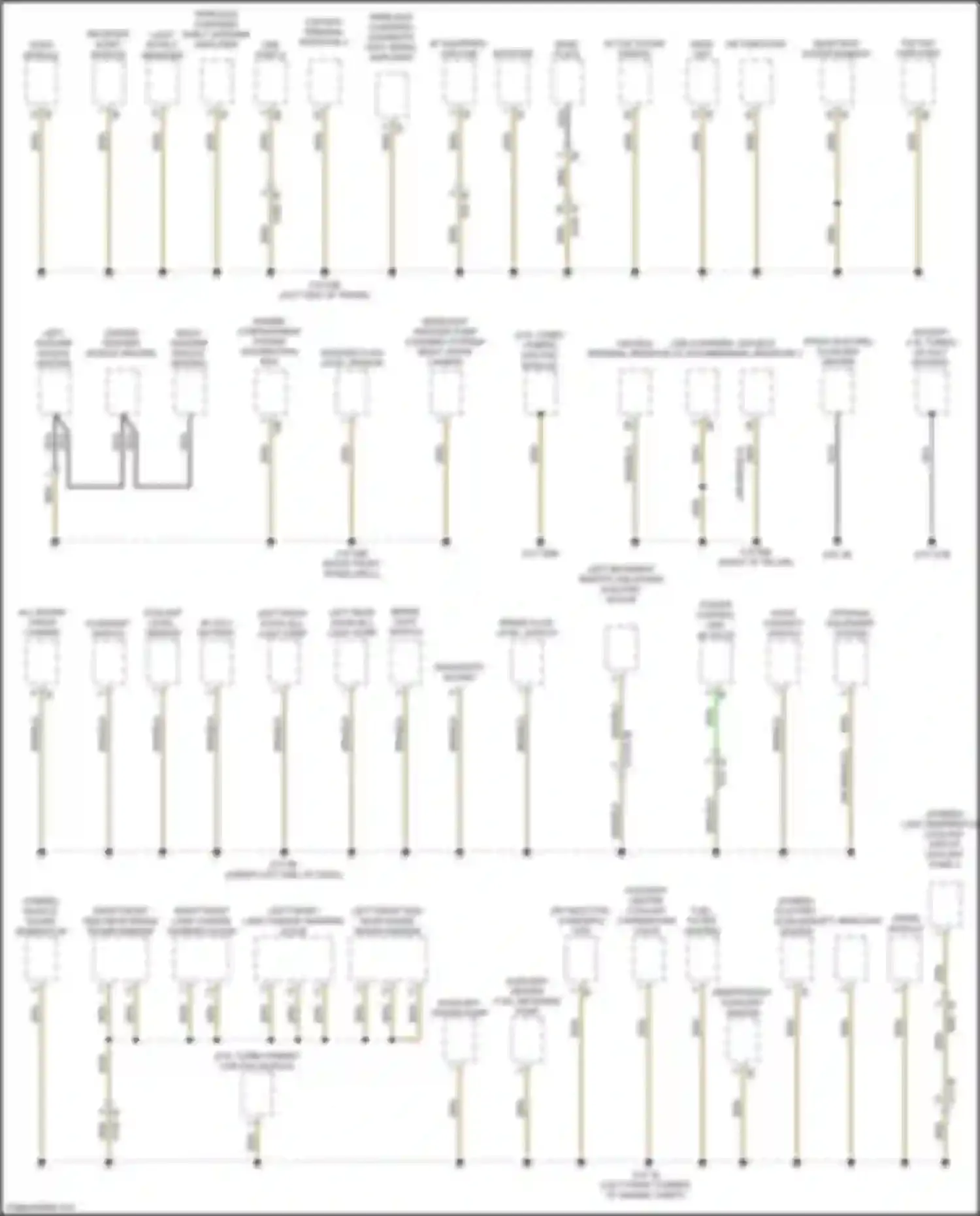 M5 BMW F90 facelift (2020-2024): Ground distribution circuit (2 of 6)