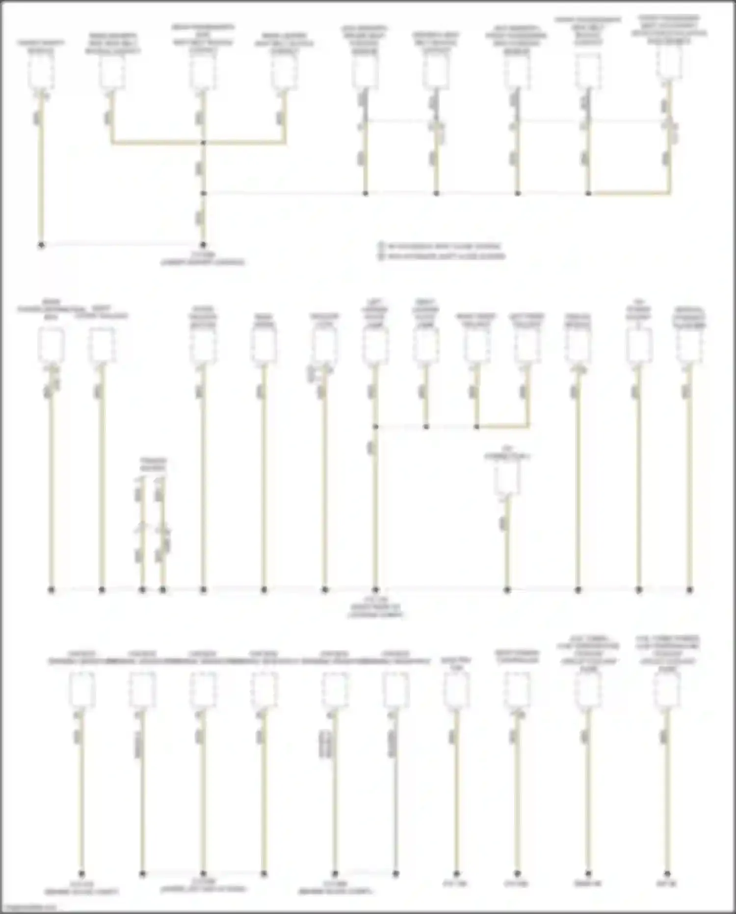 M5 BMW F90 facelift (2020-2024): Ground distribution circuit (3 of 6)