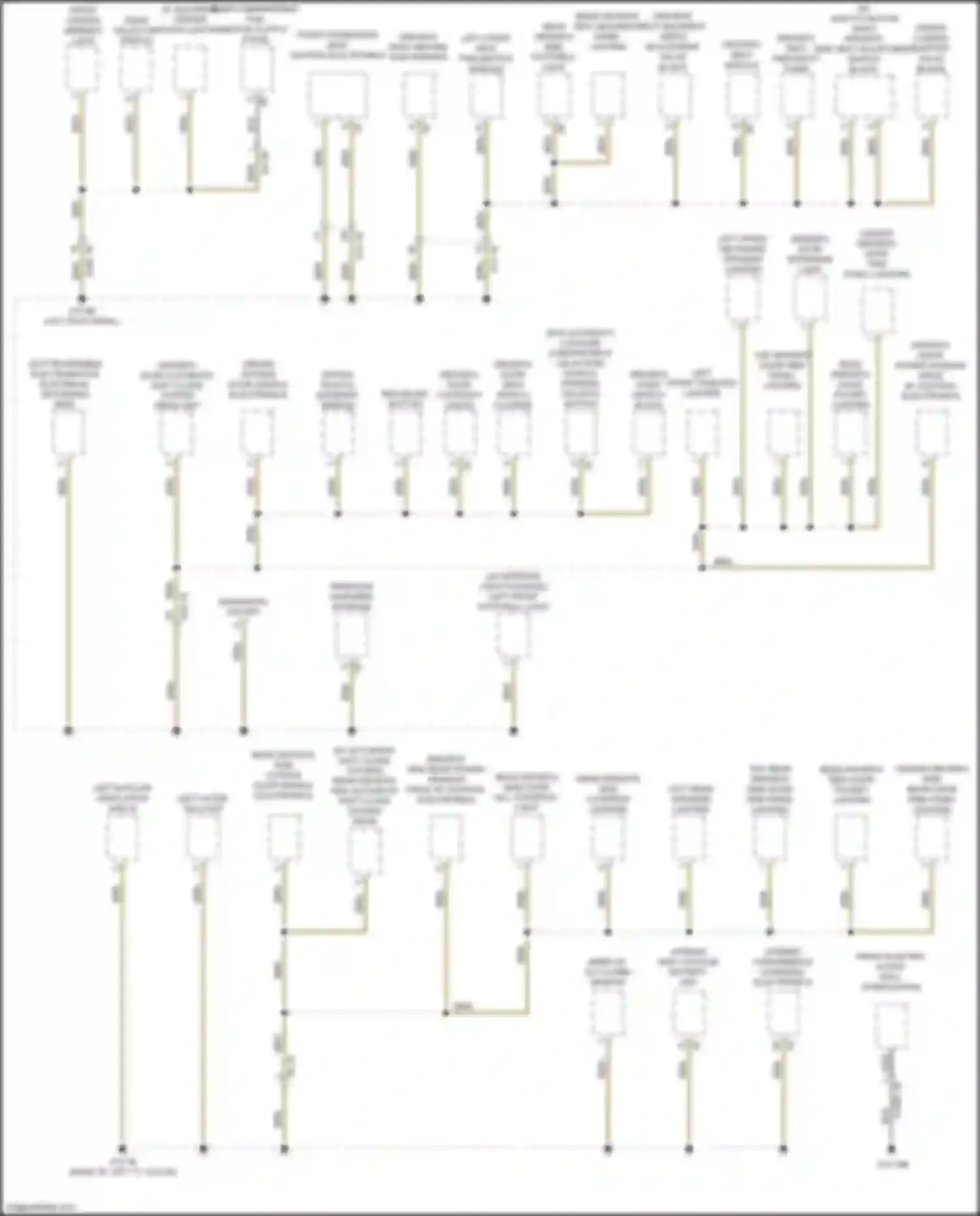 M5 BMW F90 facelift (2020-2024): Ground distribution circuit (4 of 6)
