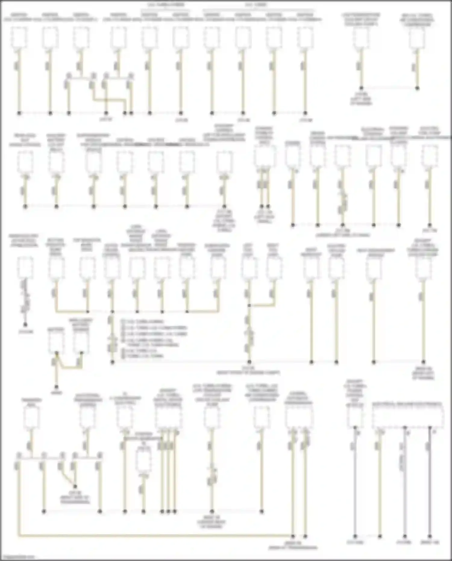 M5 BMW F90 facelift (2020-2024): Ground distribution circuit (6 of 6)