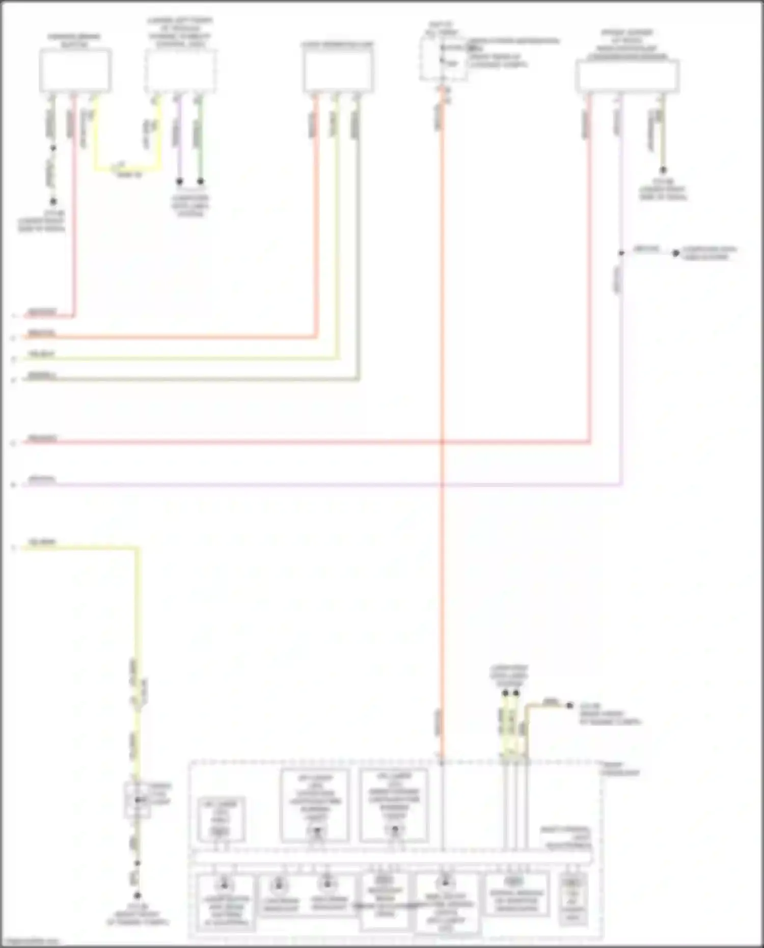 M5 BMW F90 facelift (2020-2024): Headlights circuit (2 of 2)