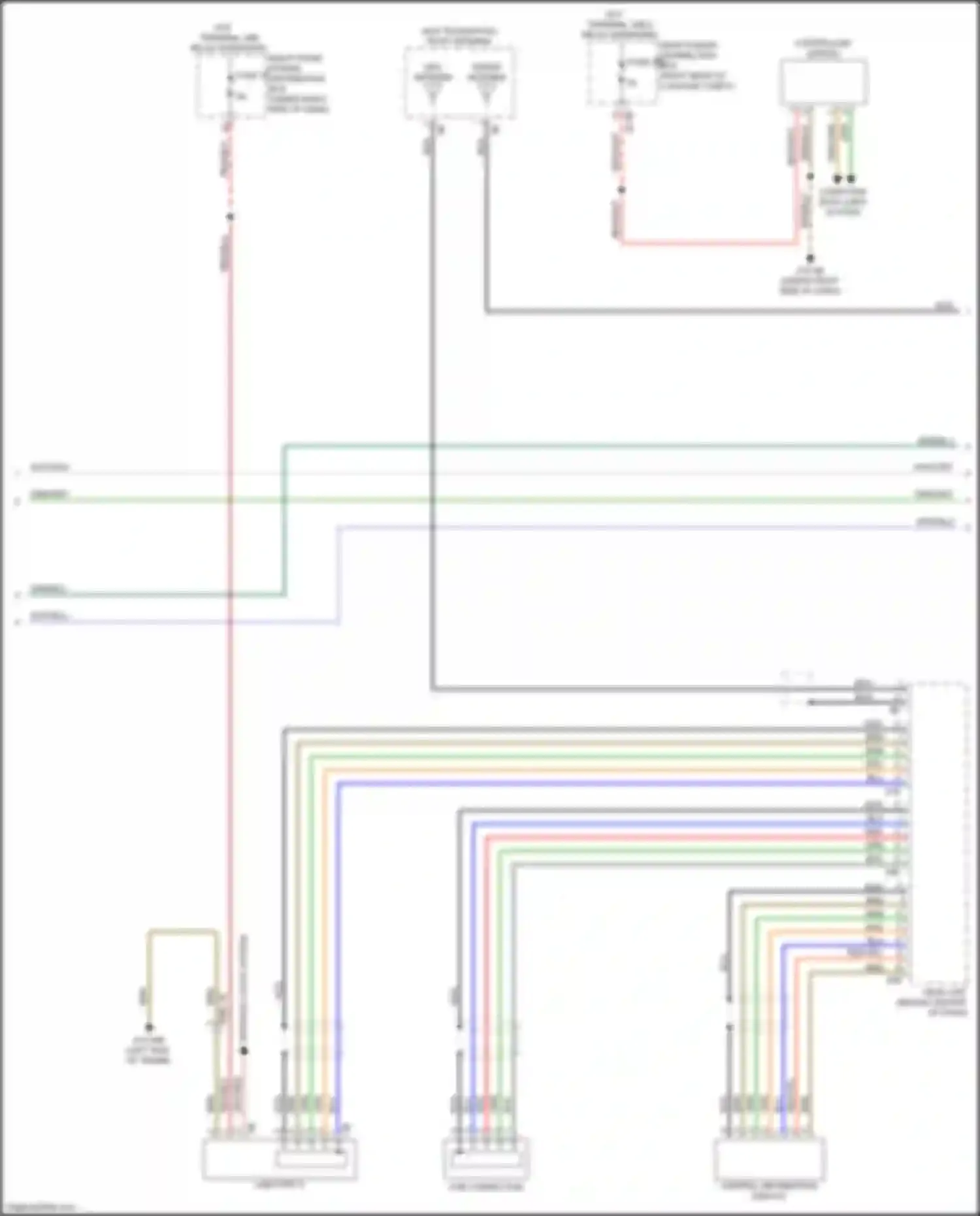M5 BMW F90 facelift (2020-2024): Navigation circuit, base w/ receiver audio module (2 of 4)