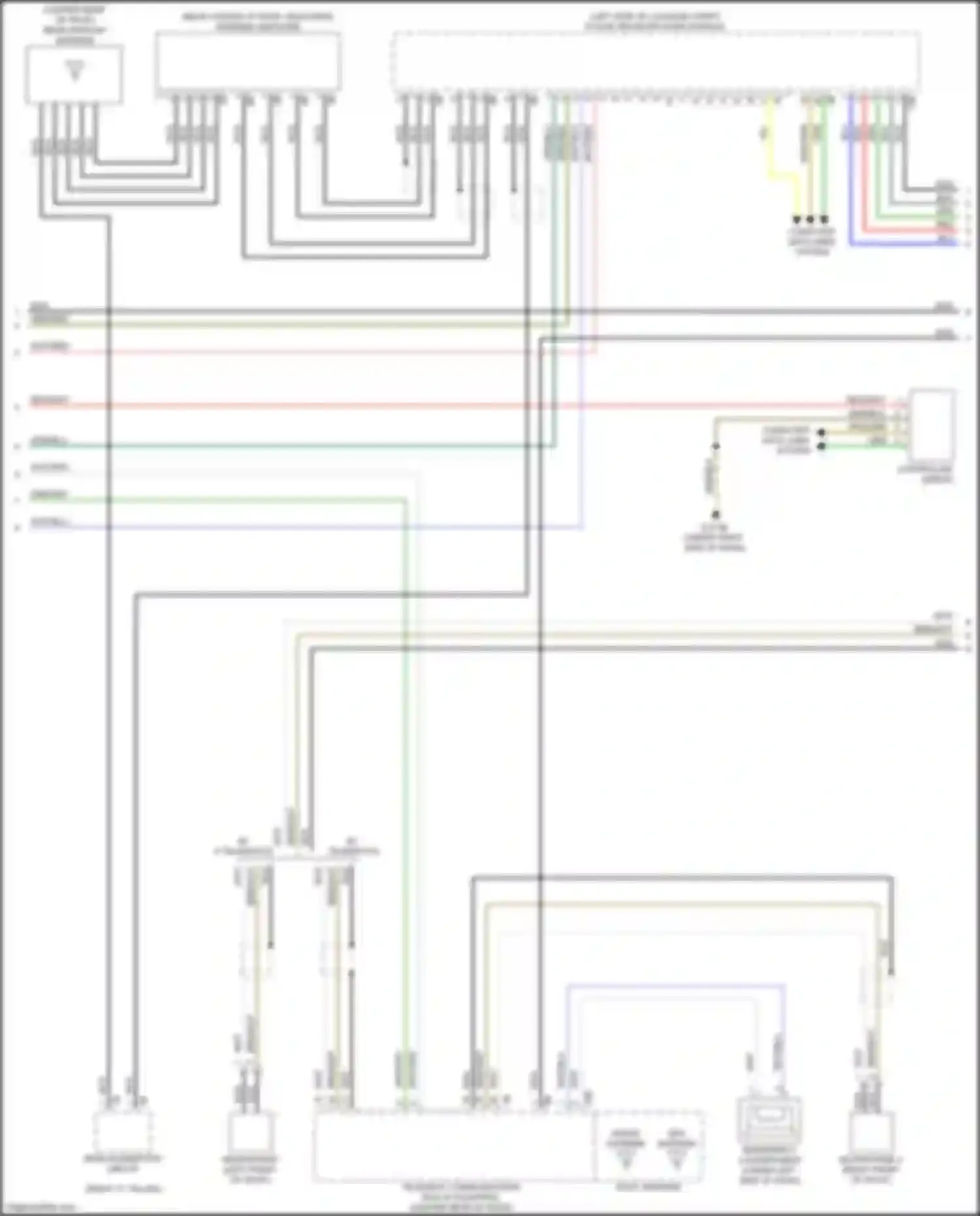 M5 BMW F90 facelift (2020-2024): Navigation circuit, mid level w/ receiver audio module (3 of 4)