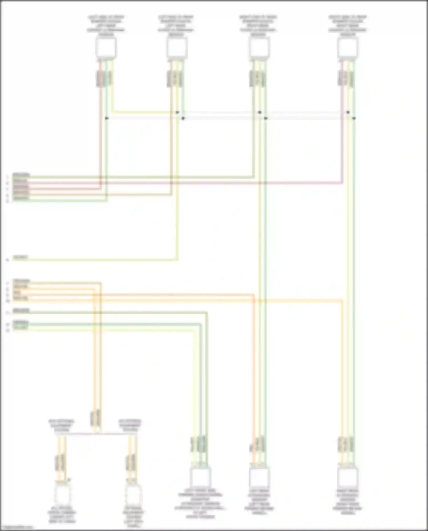 M5 BMW F90 facelift (2020-2024): Parking assistant circuit, high (2 of 2)