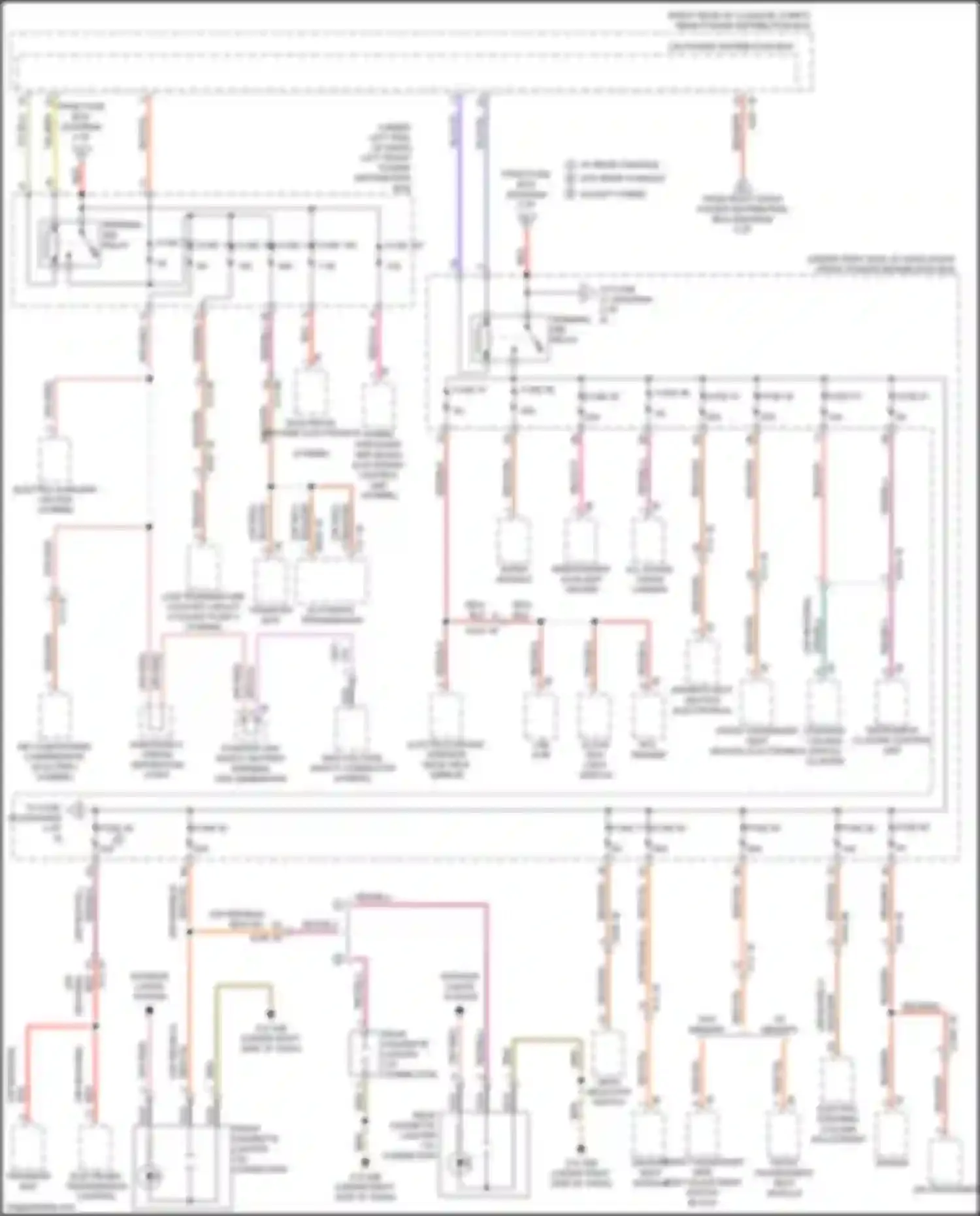 M5 BMW F90 facelift (2020-2024): Power distribution circuit (3 of 8)