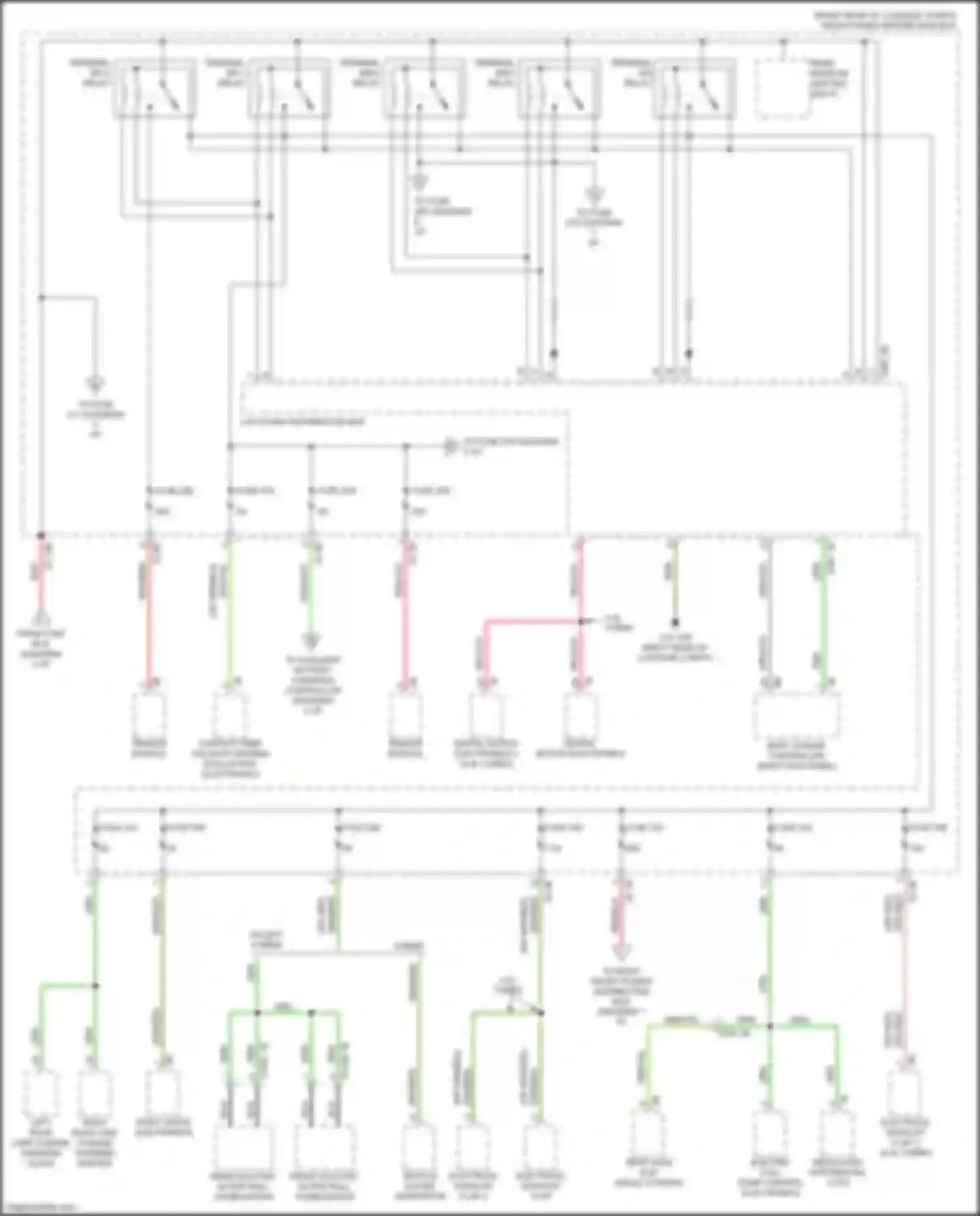 M5 BMW F90 facelift (2020-2024): Power distribution circuit (6 of 8)