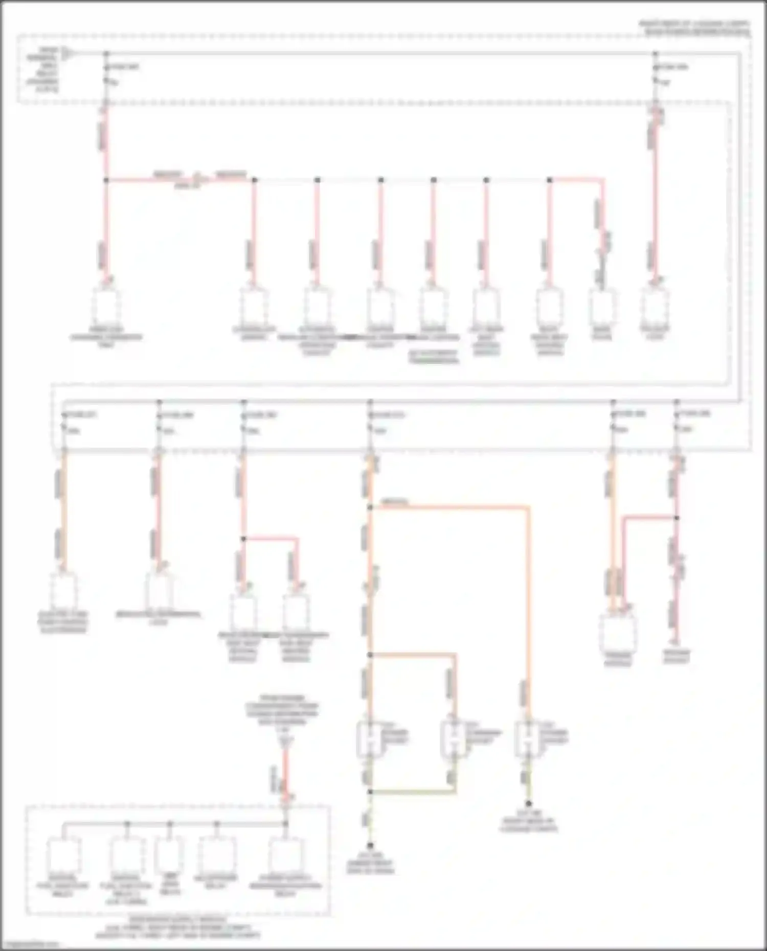 M5 BMW F90 facelift (2020-2024): Power distribution circuit (8 of 8)