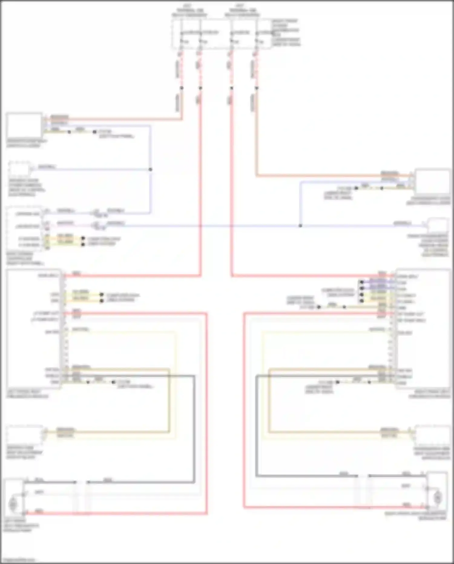 M5 BMW F90 facelift (2020-2024): Pneumatics seat circuit
