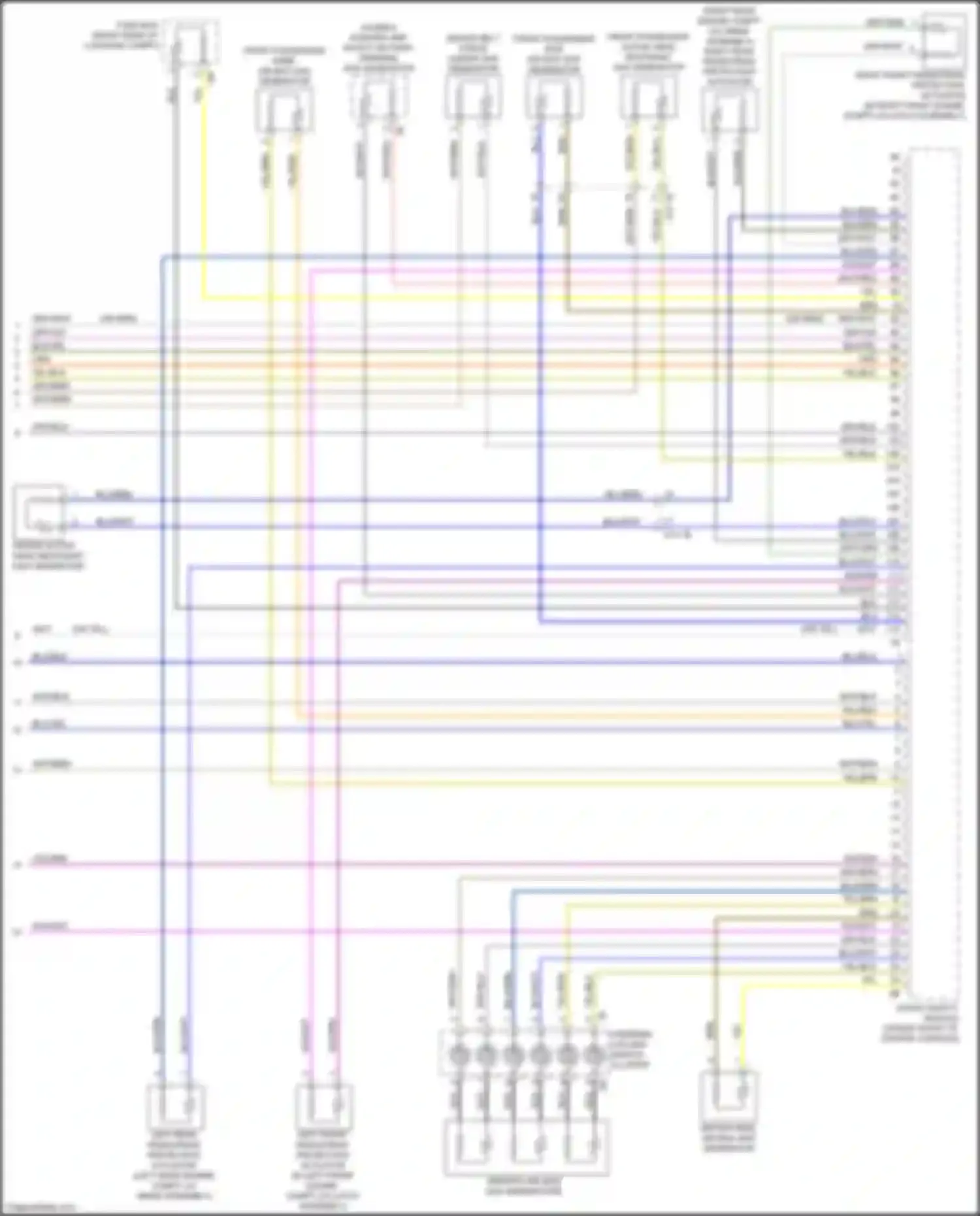 M5 BMW F90 facelift (2020-2024): Supplemental restraints circuit (4 of 4)