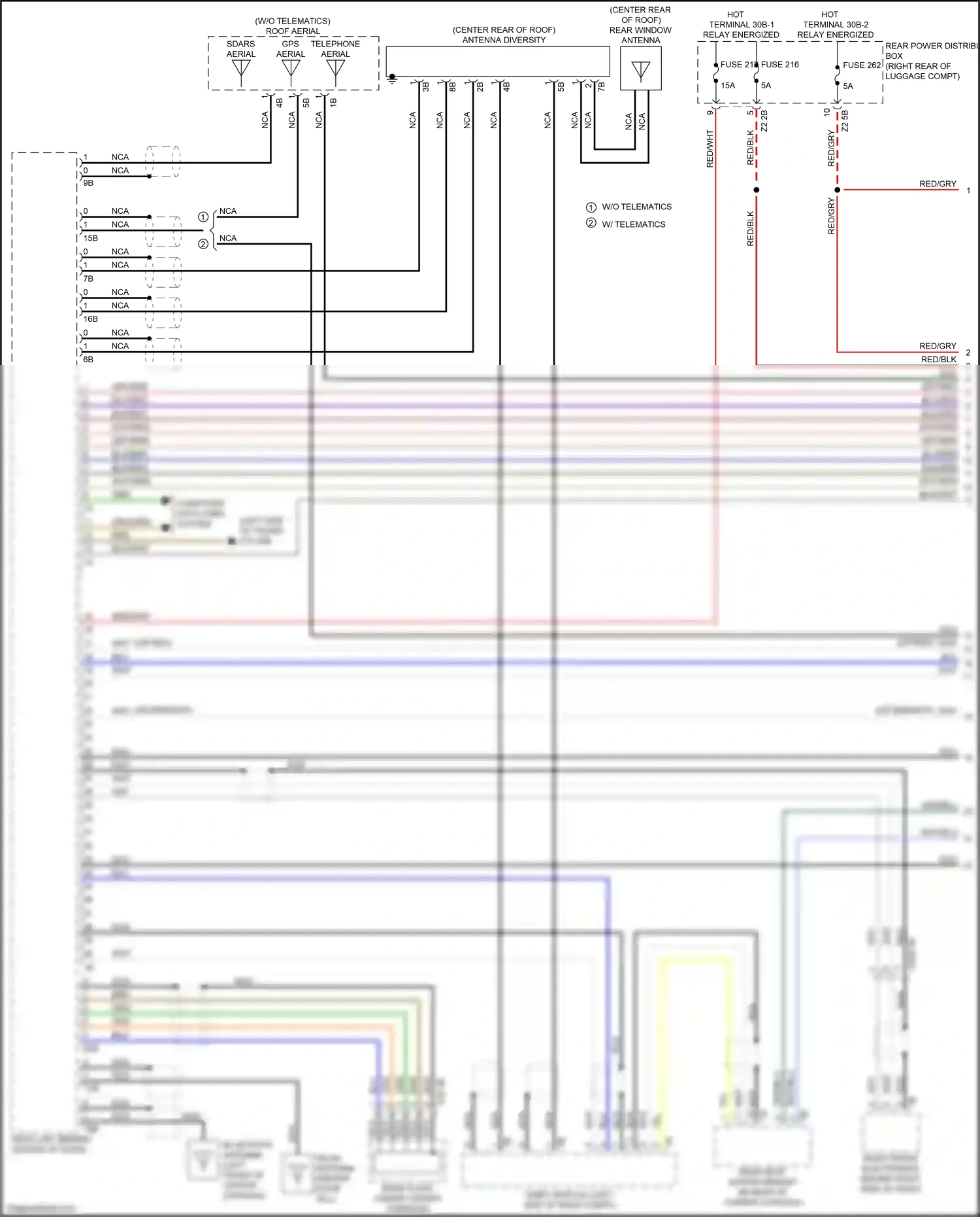 Wiring diagram base plate for BMW M5 F90 facelift (2020-2024) (1 of 11)